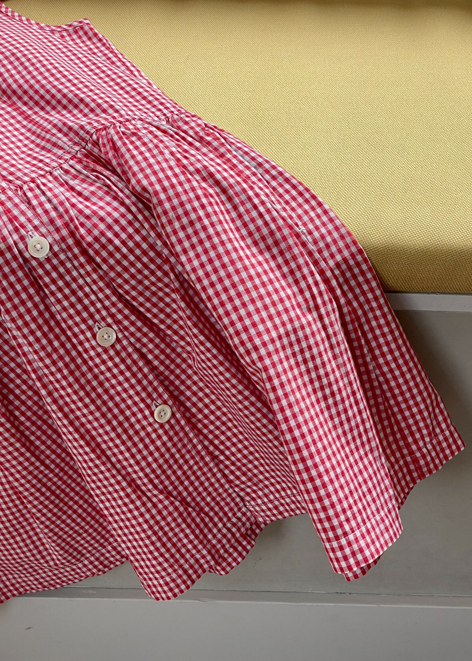 Gap Red Vichy Summer Dress 10y