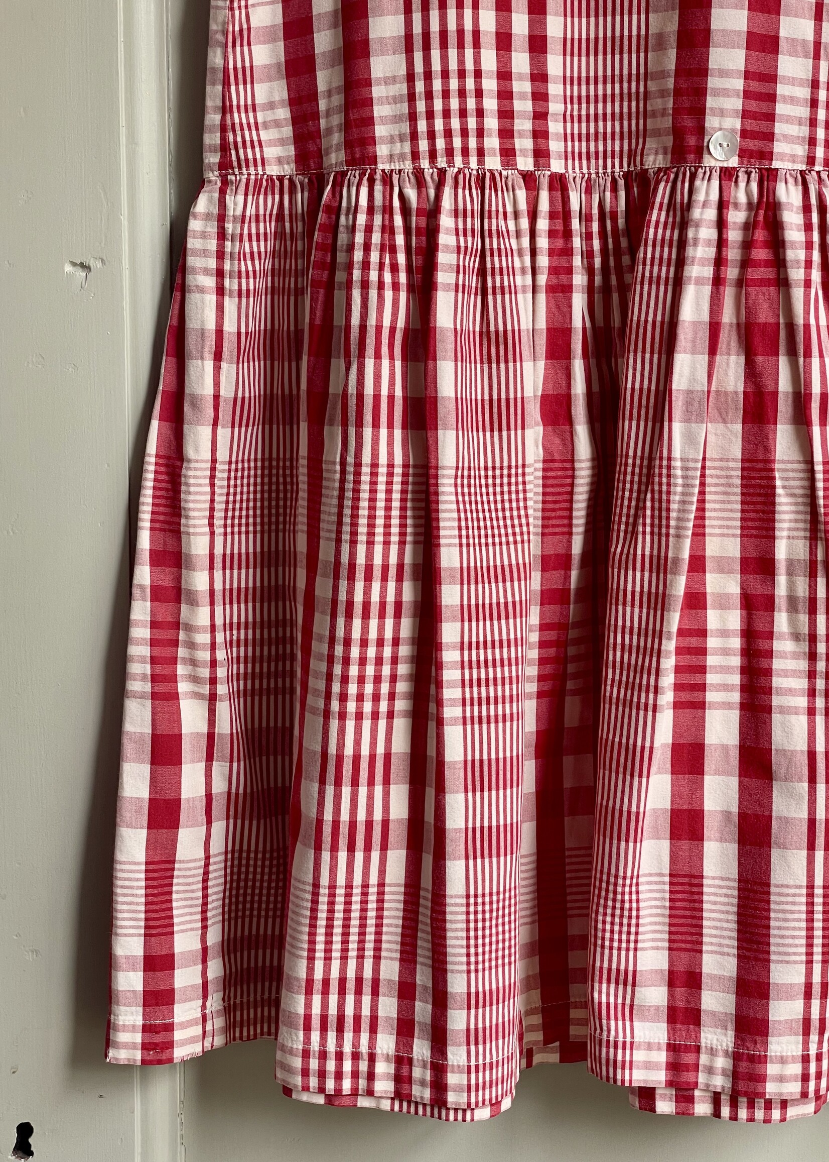 Vintage Wide Fit Checked Dress 10y