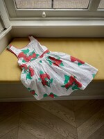Vintage Strawberry Summer Dress 4y