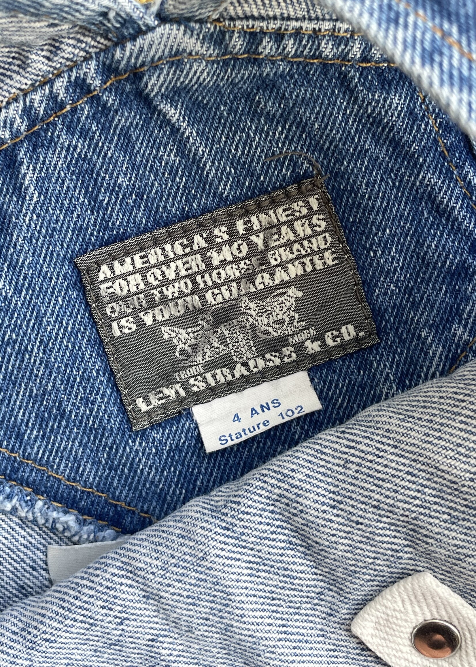 Levi's Classic Denim Dungarees 4y