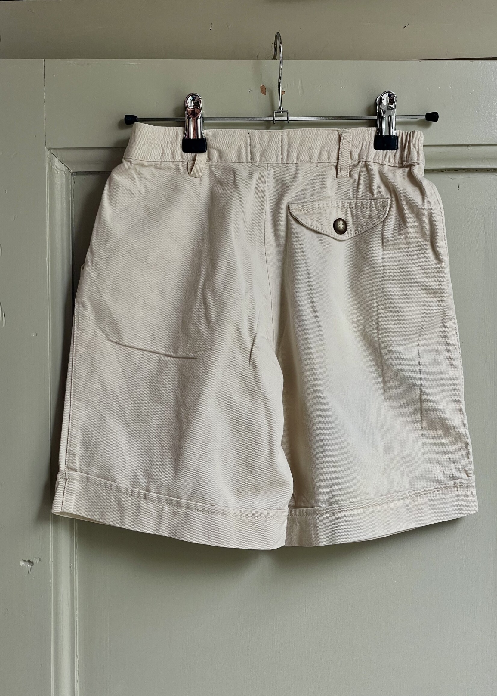 Vintage Creme Chino Shorts 8y
