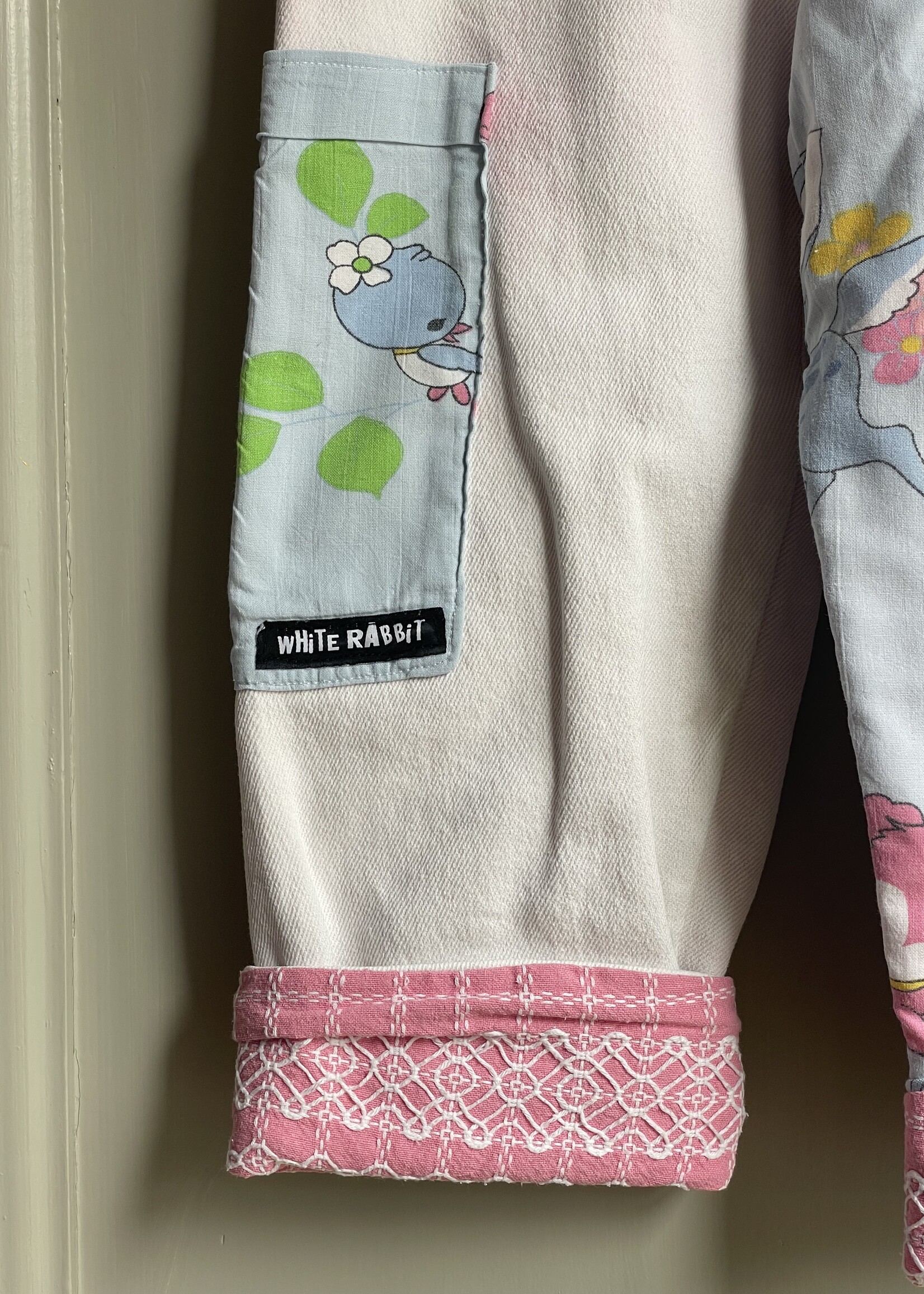 Handmade White Rabbit Pants 2-3y