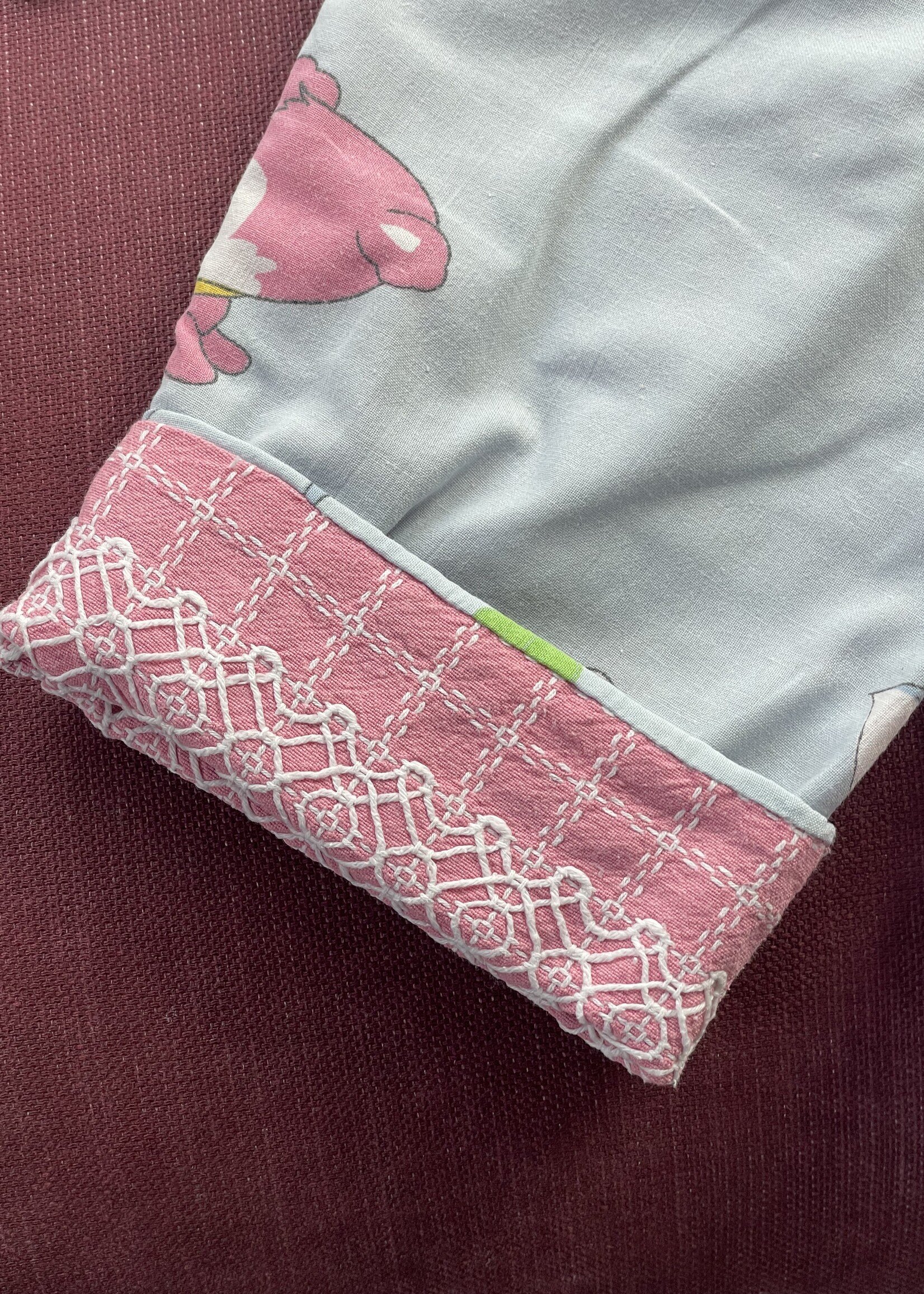 Handmade White Rabbit Pants 2-3y