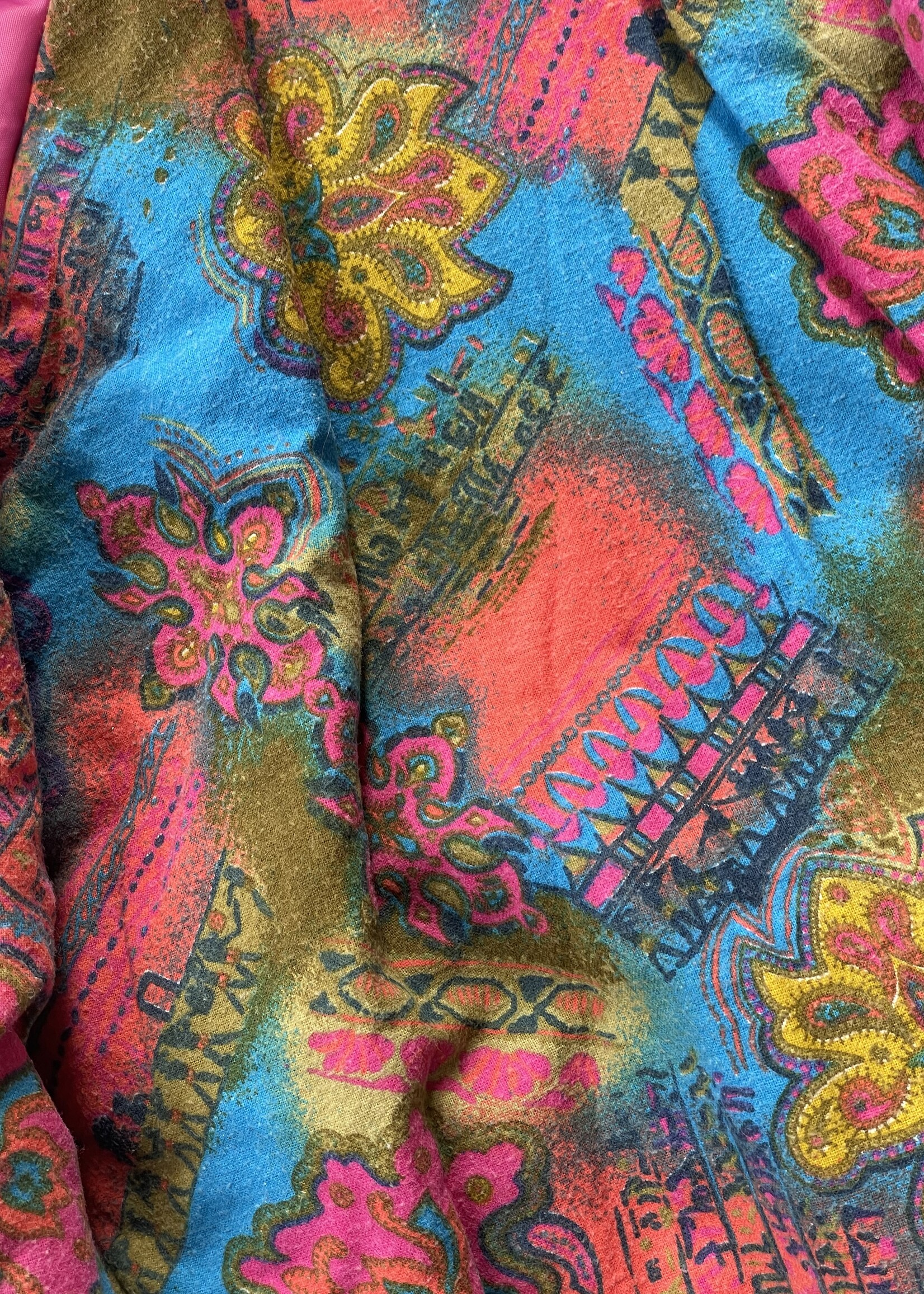 Vintage Pink Puffy Hooded Jacket 12m