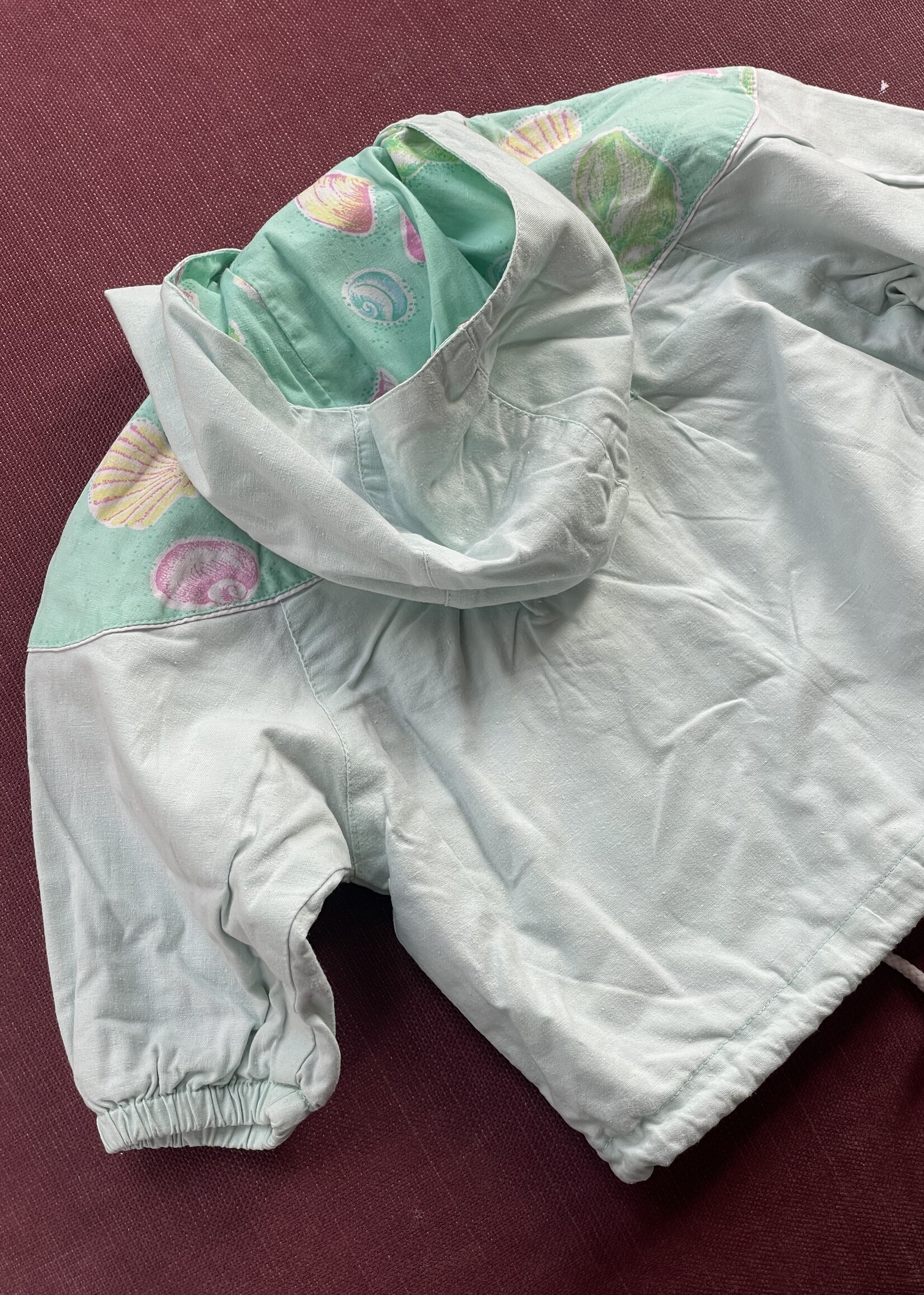Vintage Turquoise Sea Shells Summer Jacket 6m