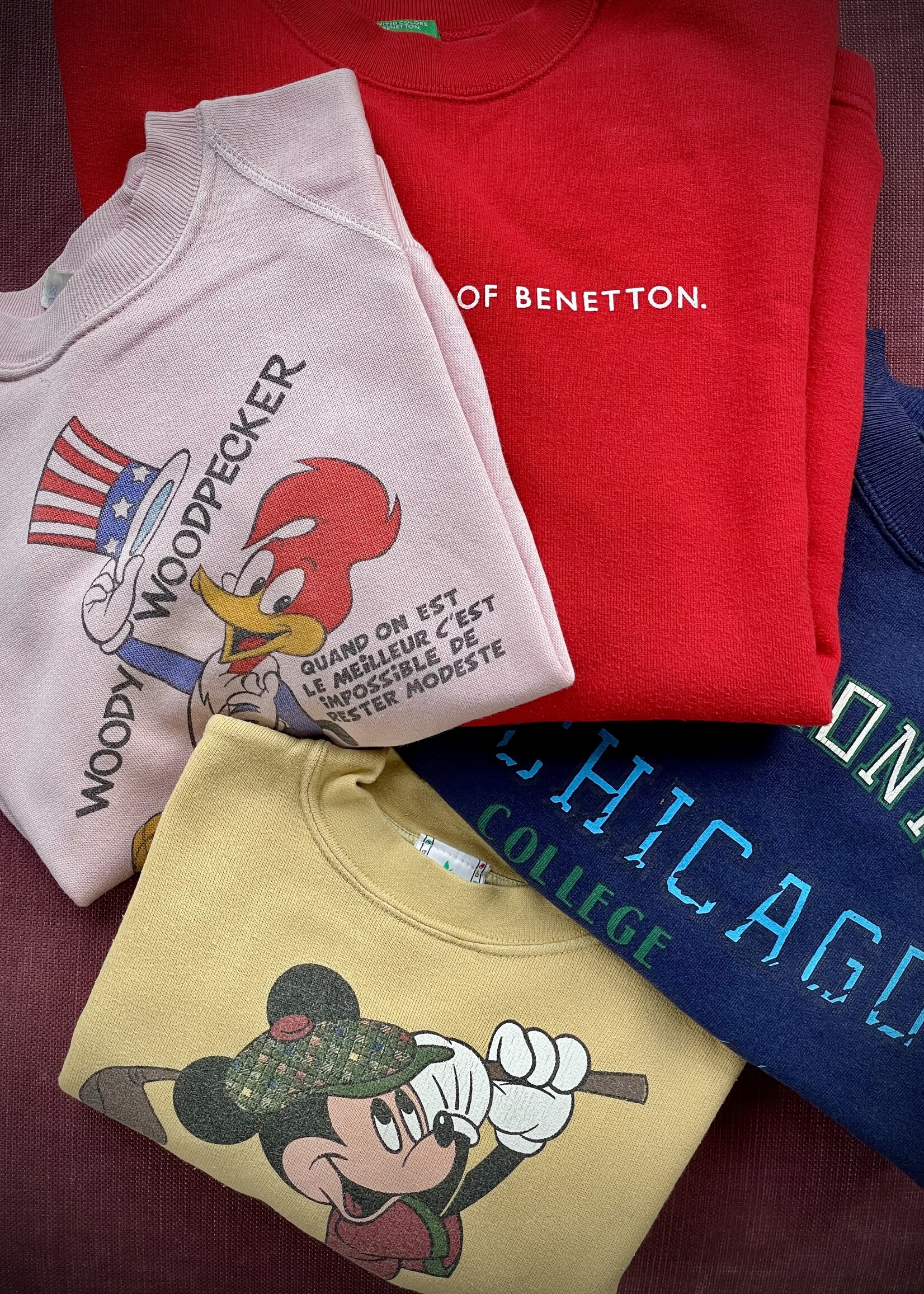 Vintage Yellow Mickey Golf Sweater 18-24m