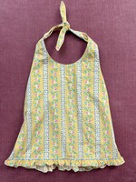 Gap Yellow Floral halter Top 6y