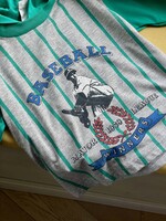 Vintage Hooded Baseball Shirt 2-3y