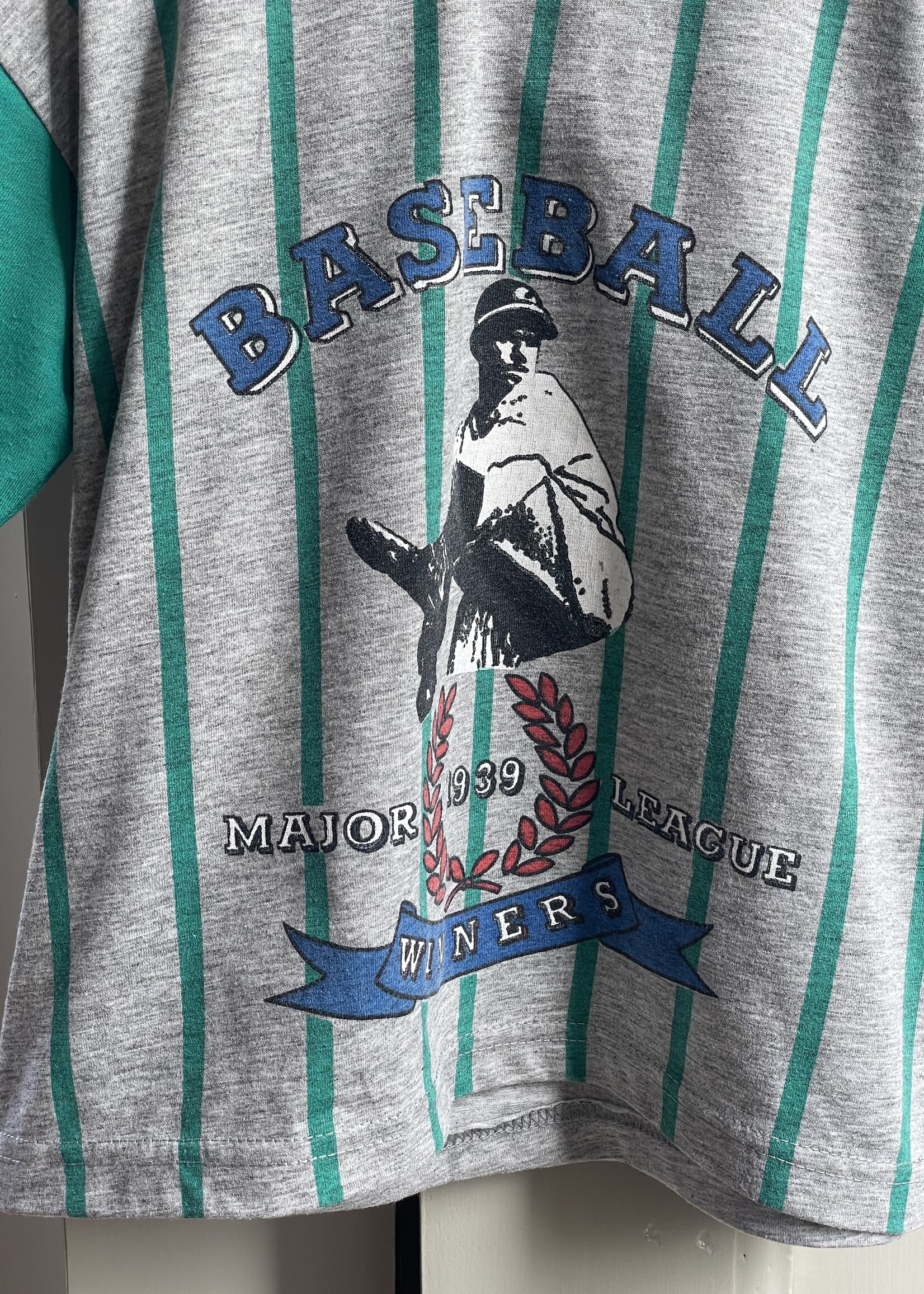 Vintage Hooded Baseball Shirt 2-3y