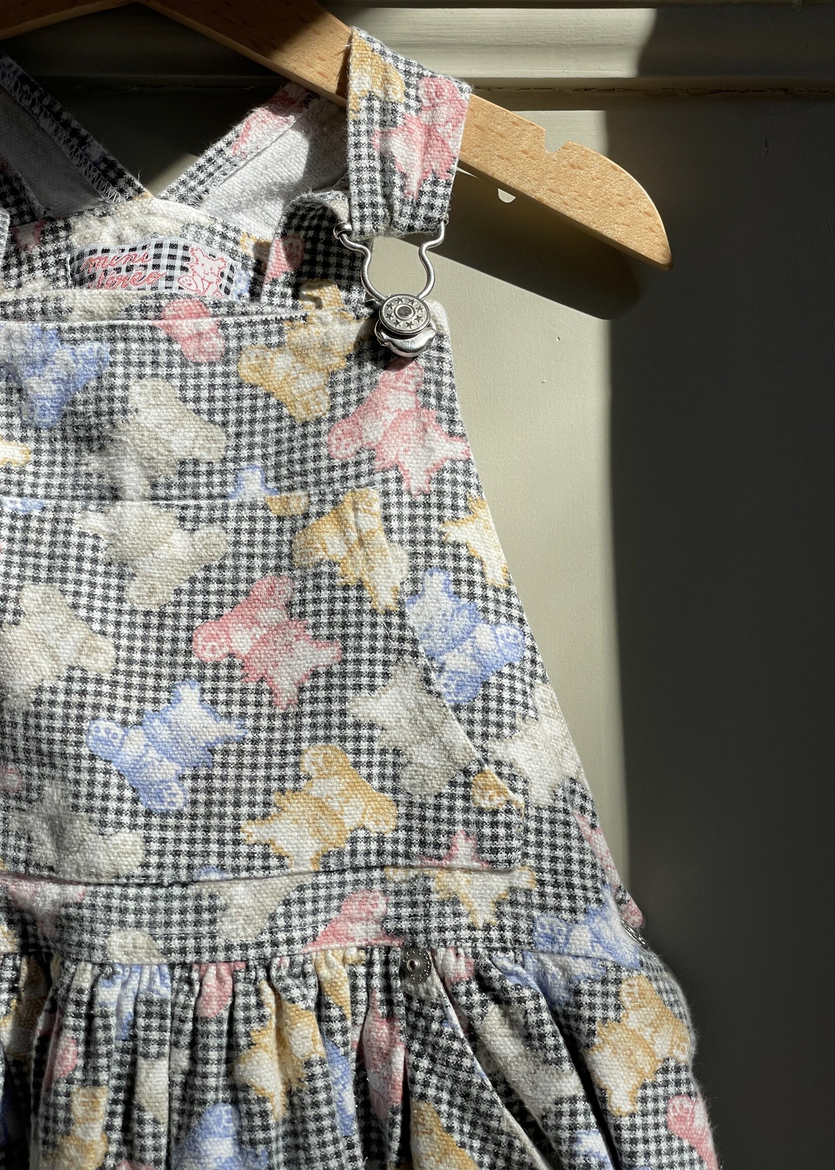 Vintage Vichy Dogs Dress 8y