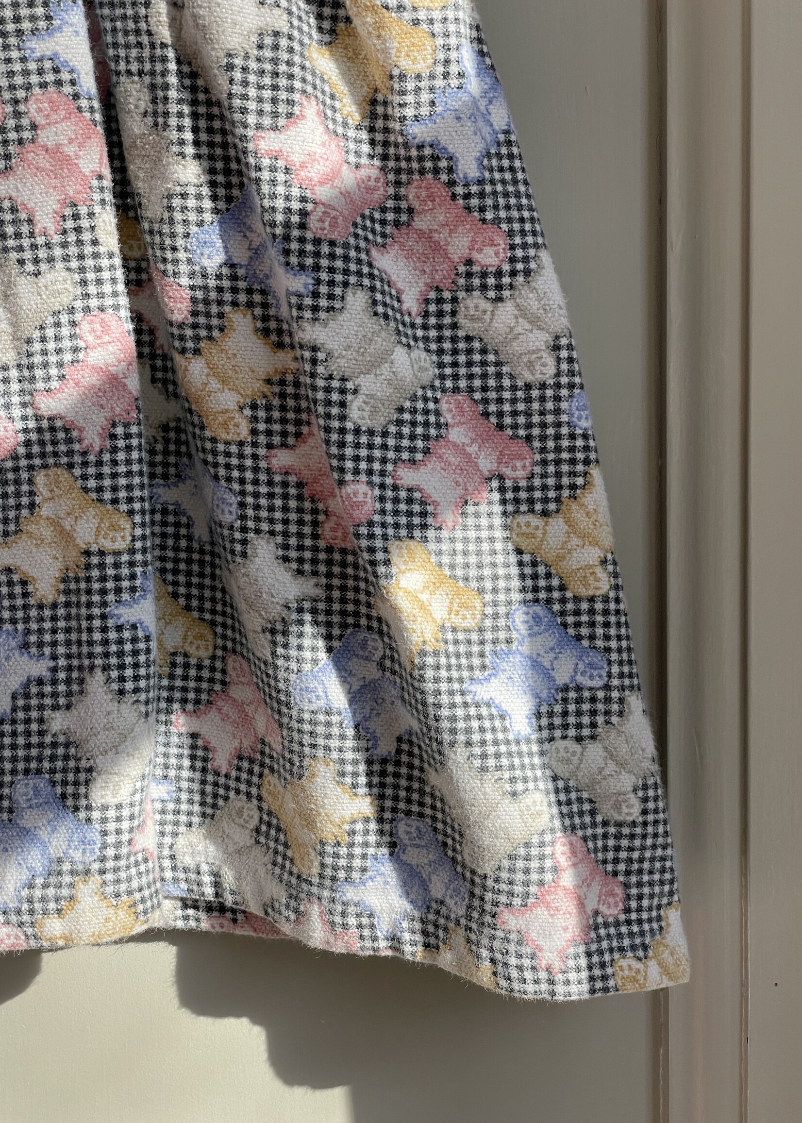 Vintage Vichy Dogs Dress 8y