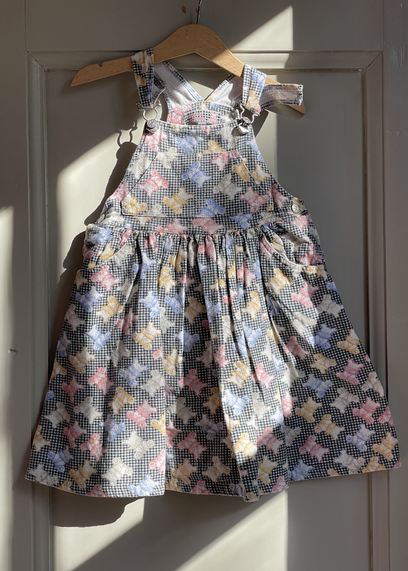 Vintage Vichy Dogs Dress 4y