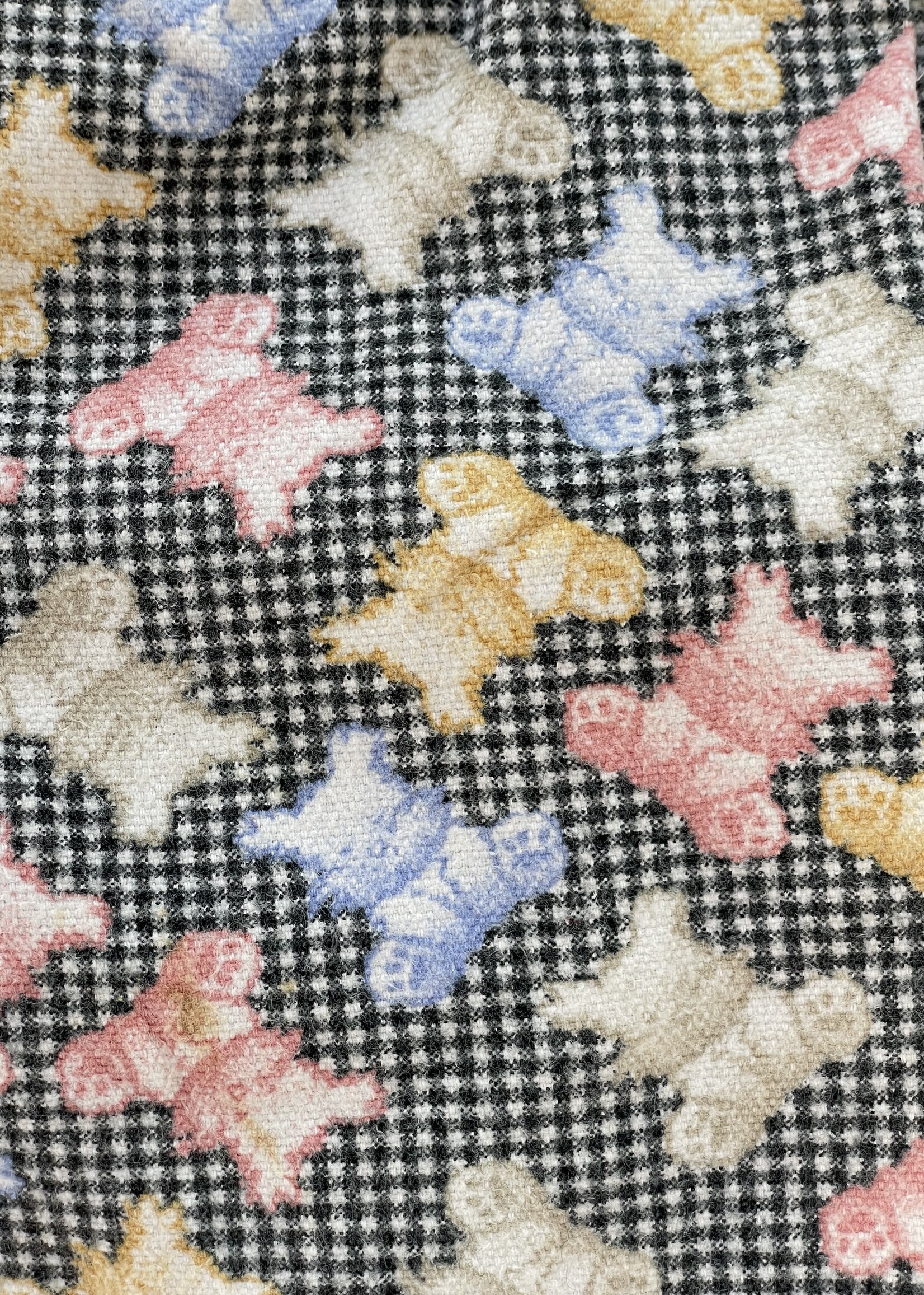 Vintage Vichy Dogs Dress 4y