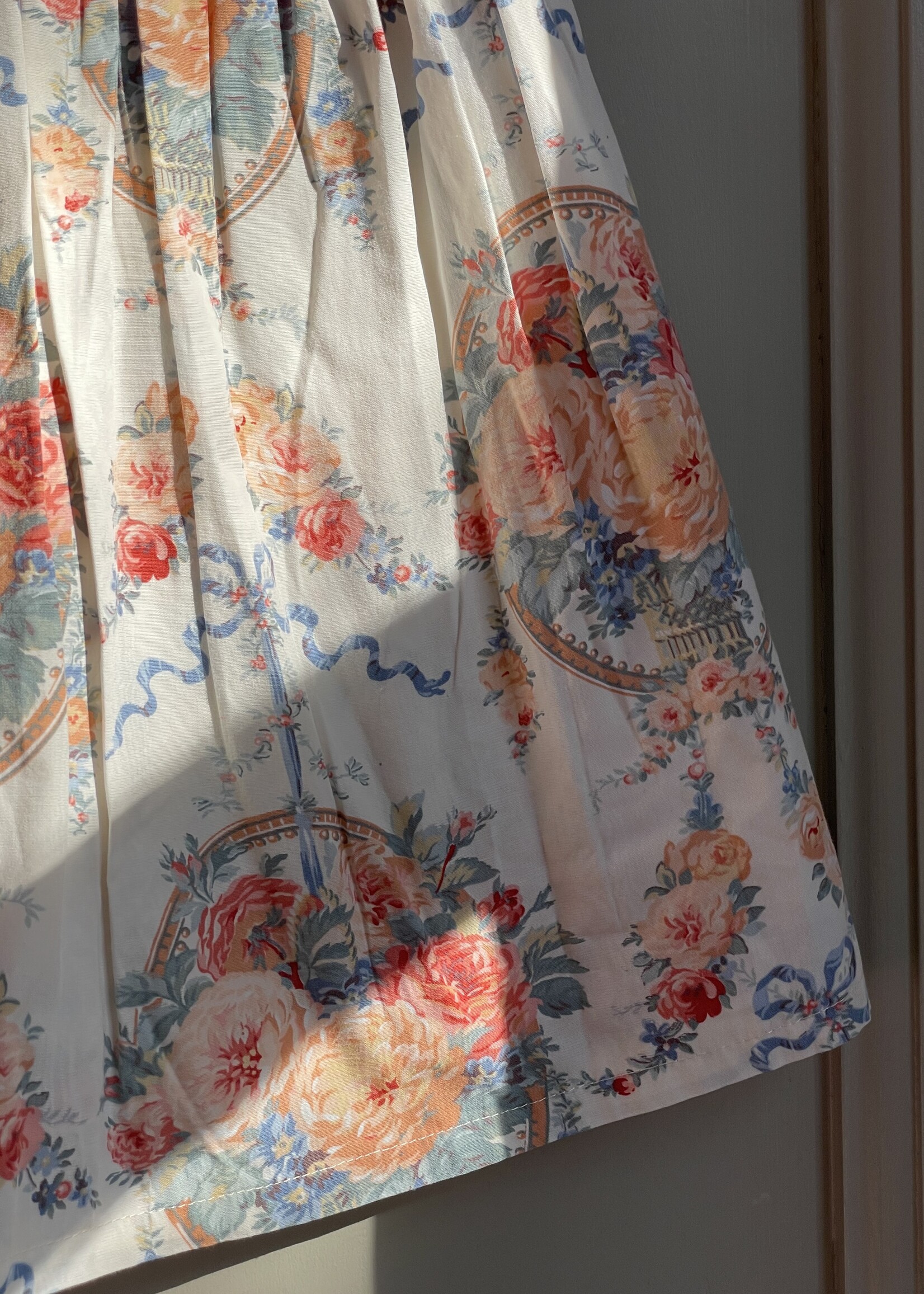 Vintage Floral Bows Dress 4-5y