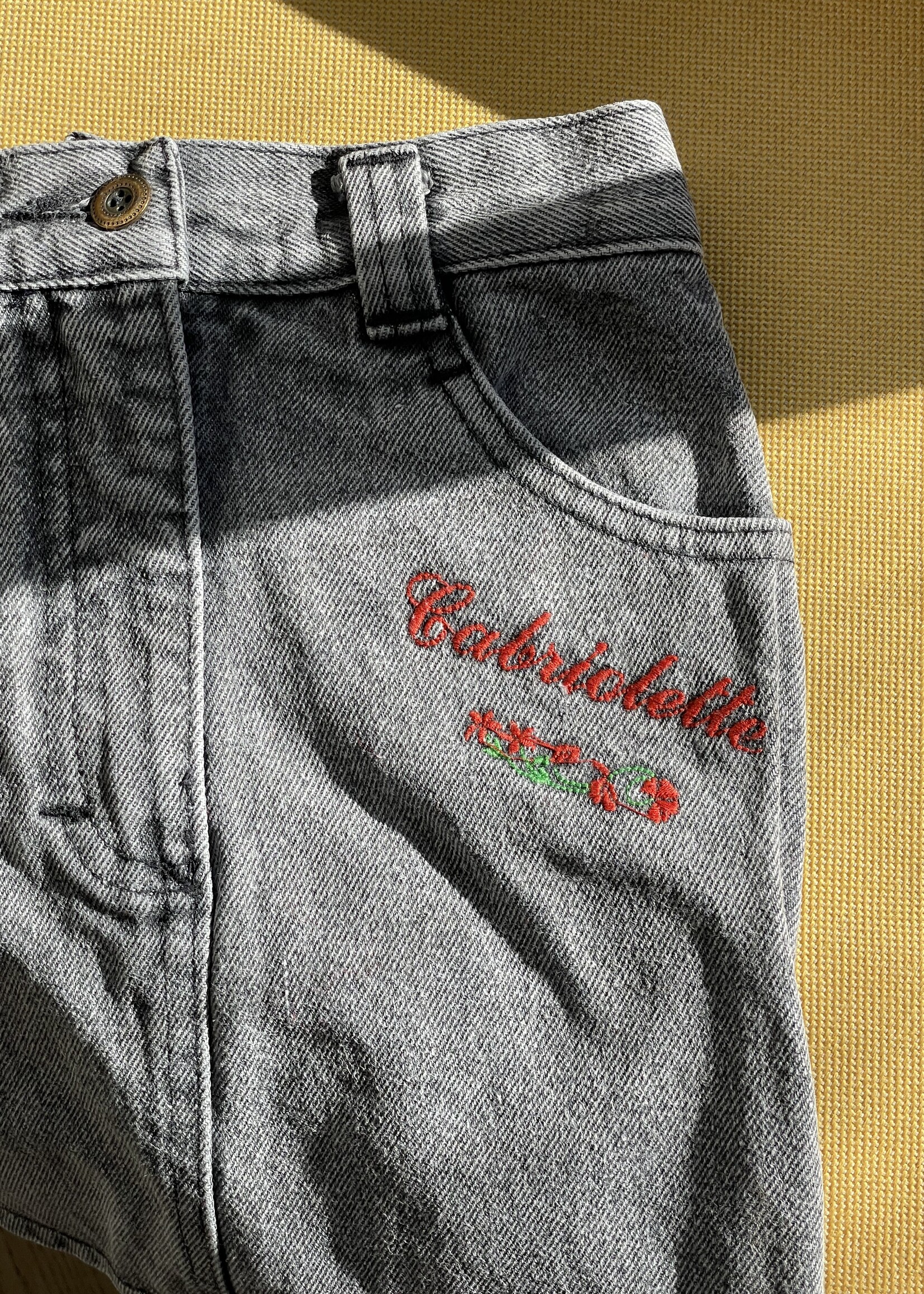 Vintage Cabriolette denim Skirt 4y