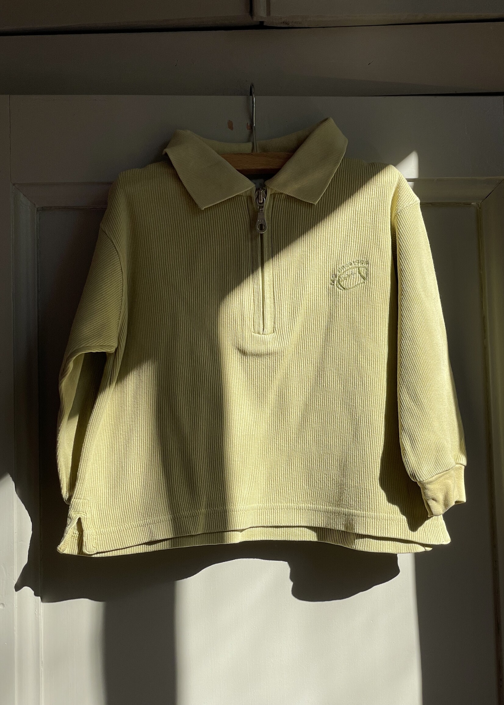 Vintage Sandy Yellow Rugby Sweater 2-3y