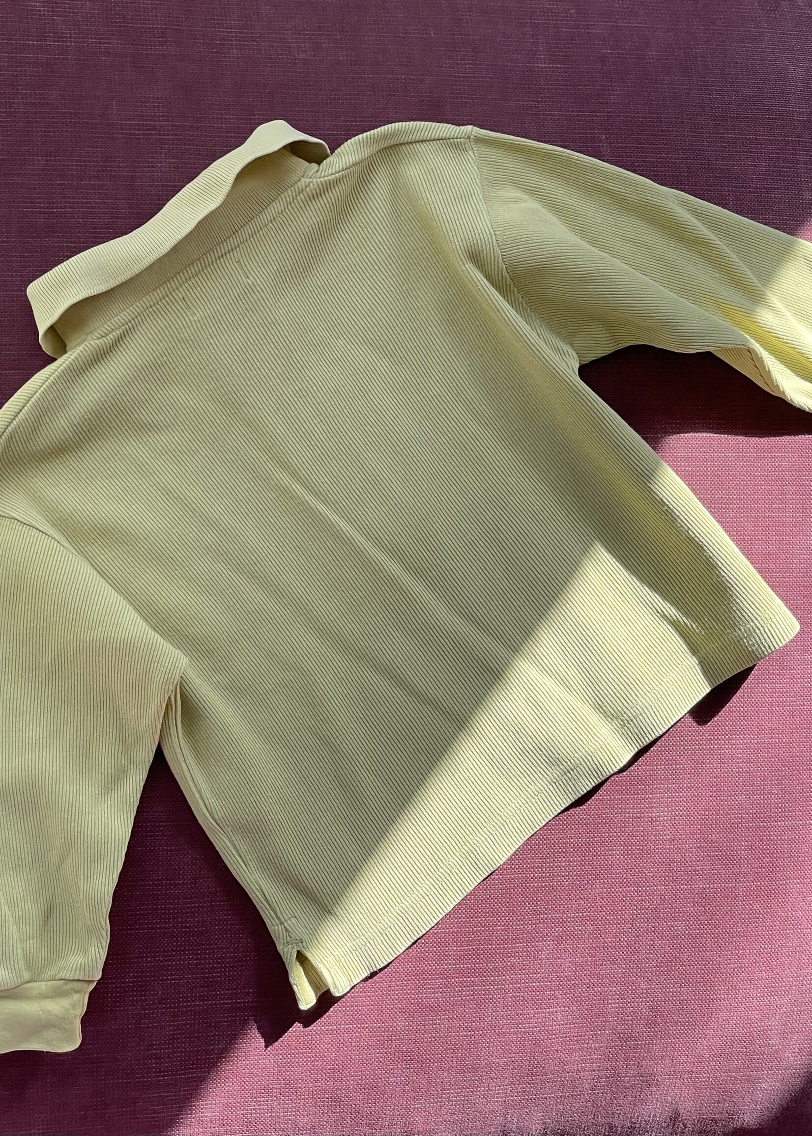 Vintage Sandy Yellow Rugby Sweater 2-3y