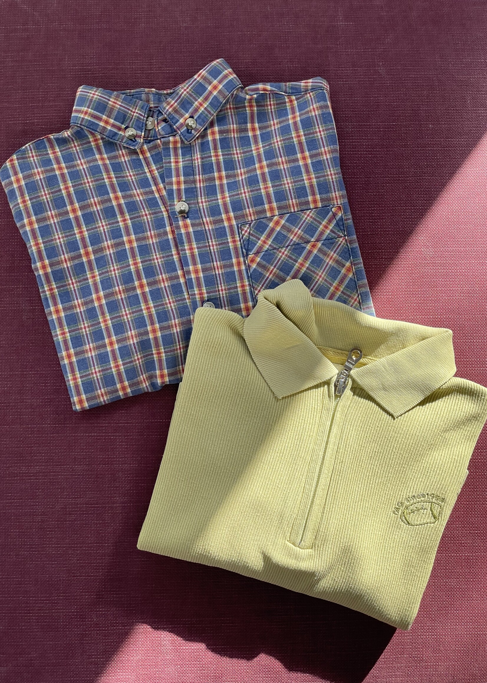 Vintage Sandy Yellow Rugby Sweater 2-3y