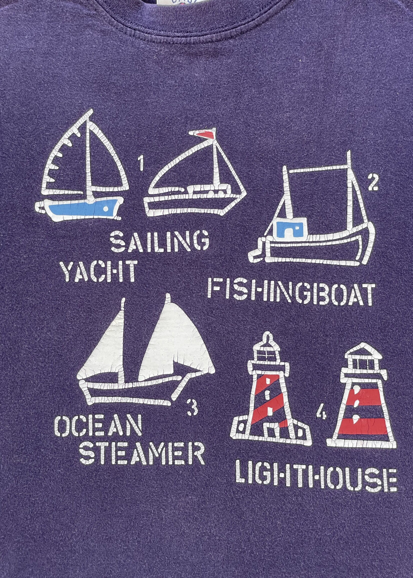 Vintage Boats Shirt 3y
