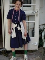 Cacharel Navy Blue Dotted Set 10y