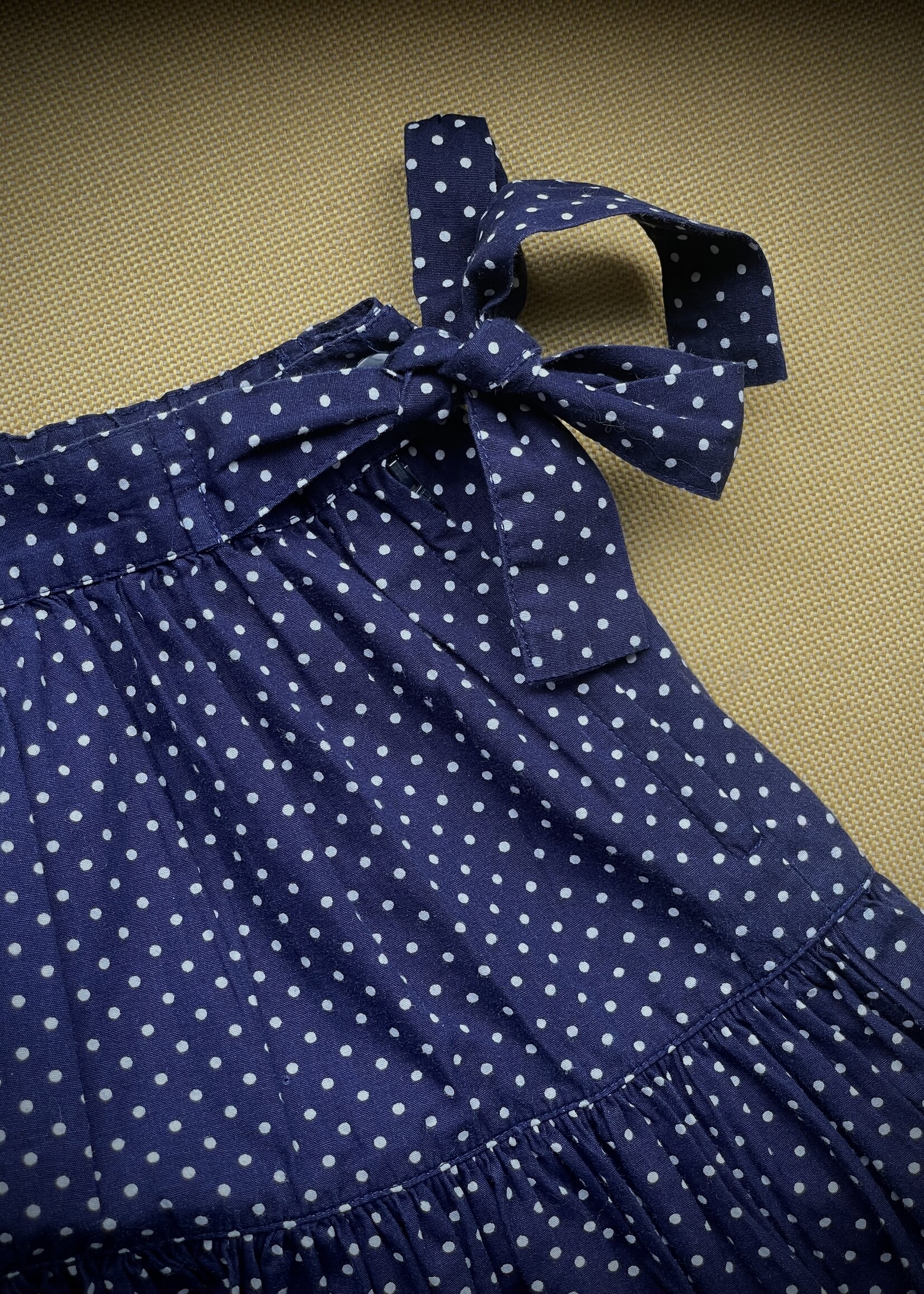 Cacharel Navy Blue Dotted Set 10y