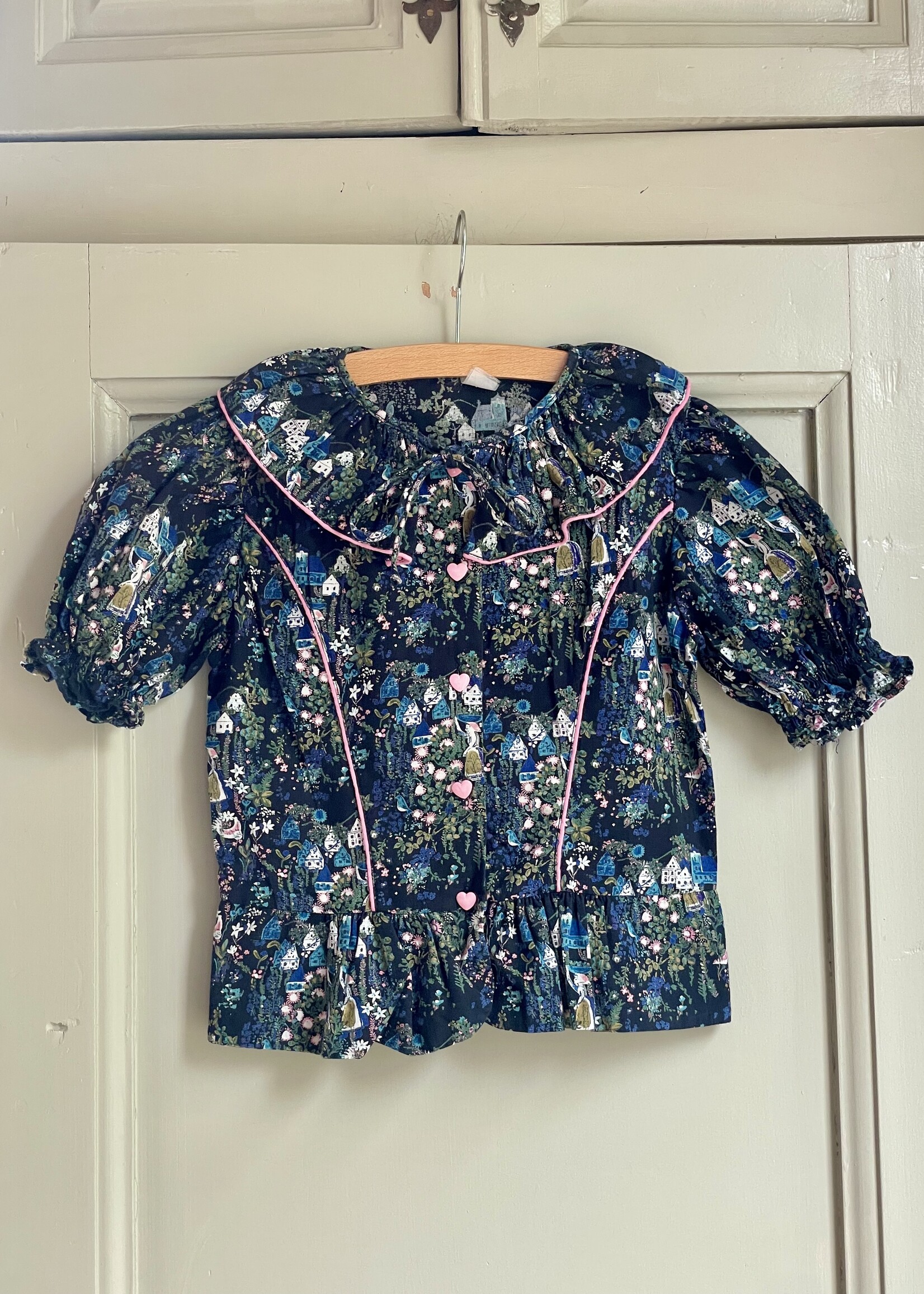 Vintage Fairy Tale Ruffle Blouse 6-8y