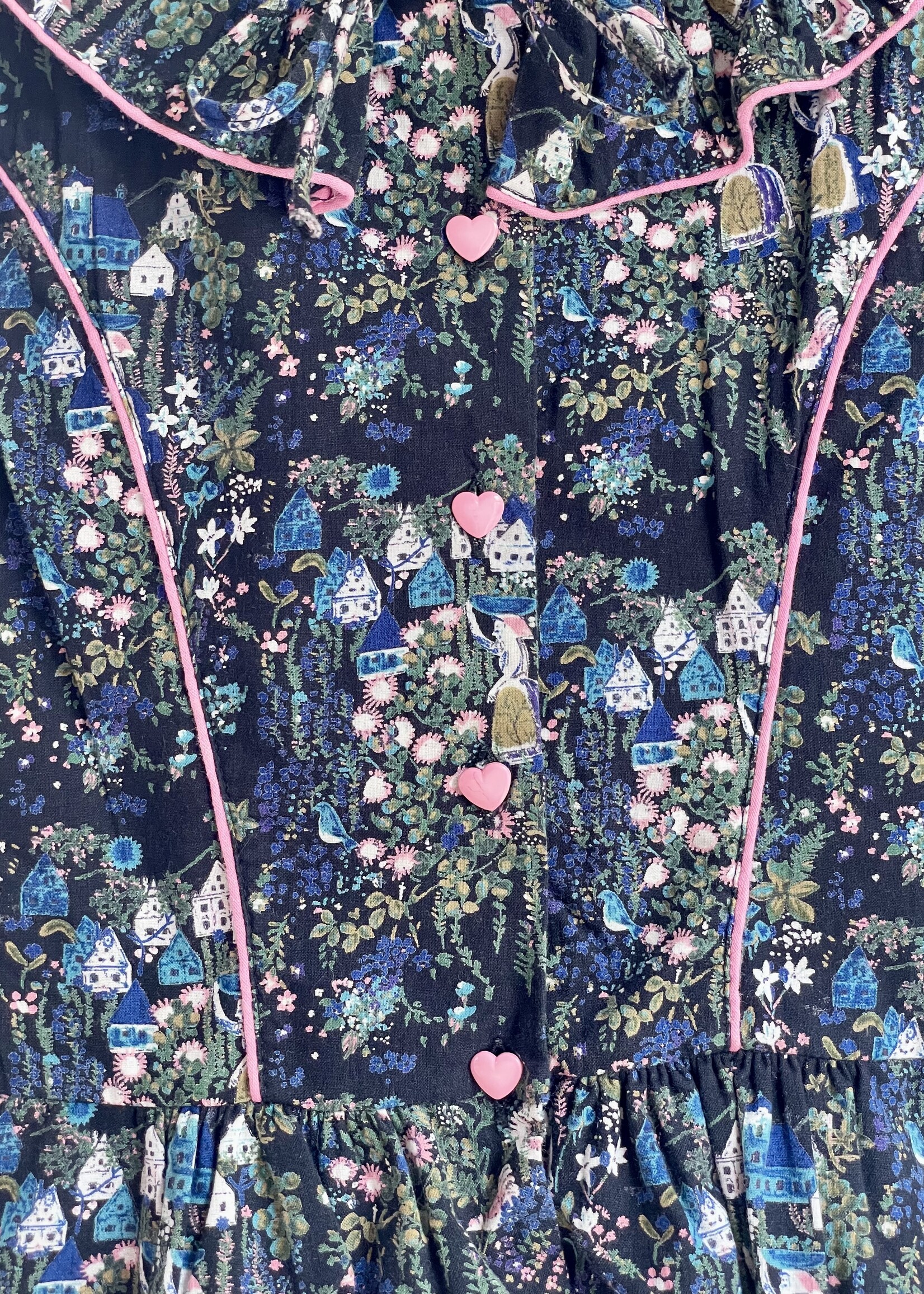 Vintage Fairy Tale Ruffle Blouse 6-8y