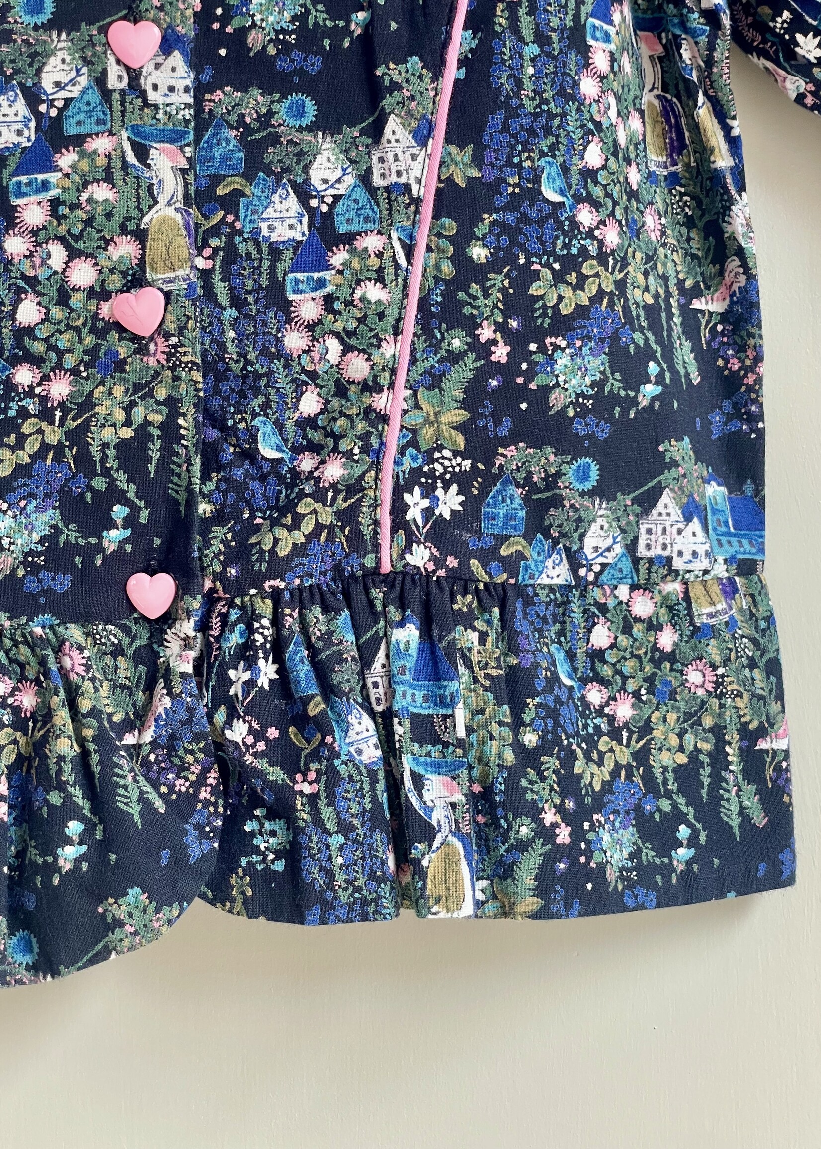 Vintage Fairy Tale Ruffle Blouse 6-8y