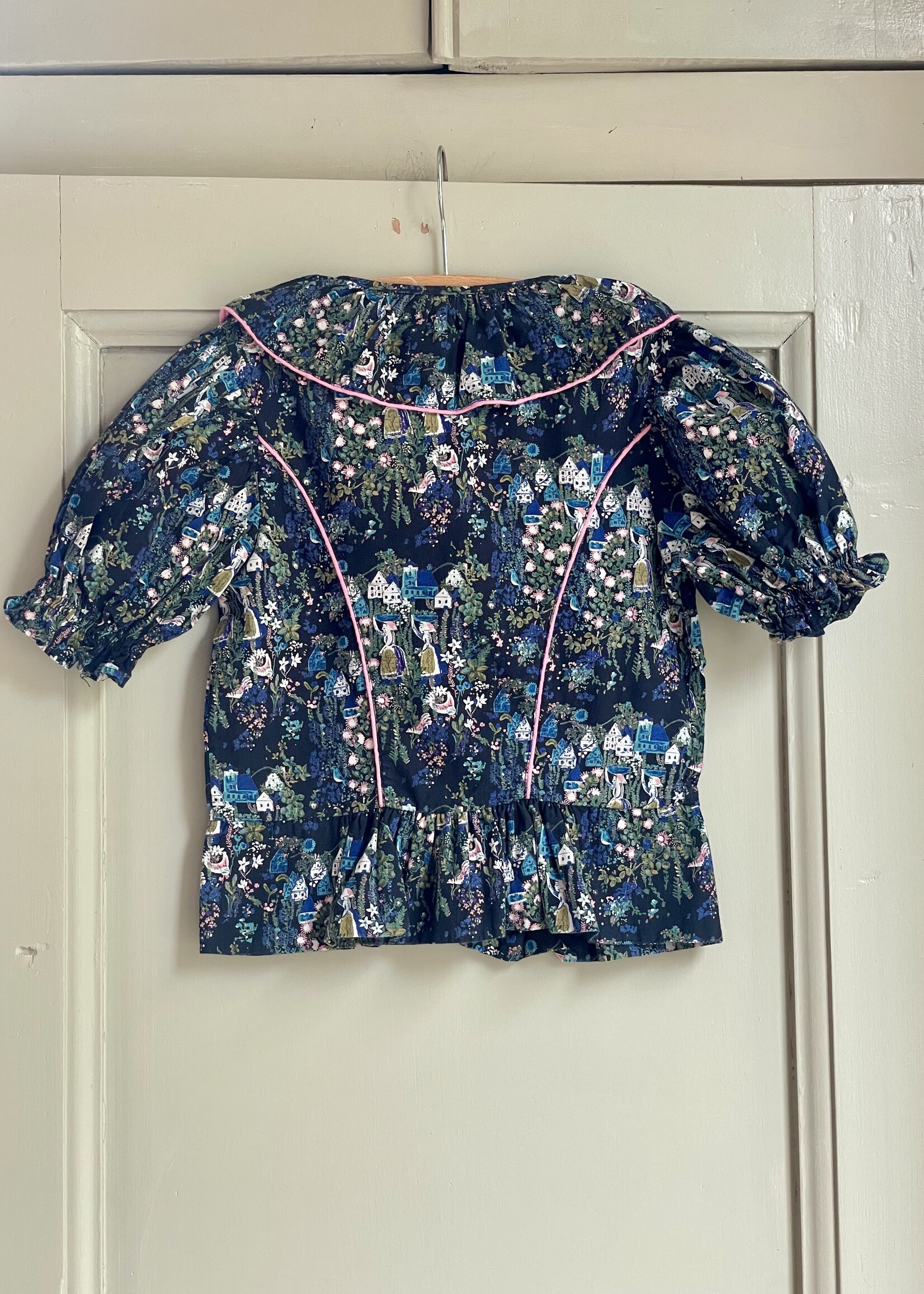 Vintage Fairy Tale Ruffle Blouse 6-8y