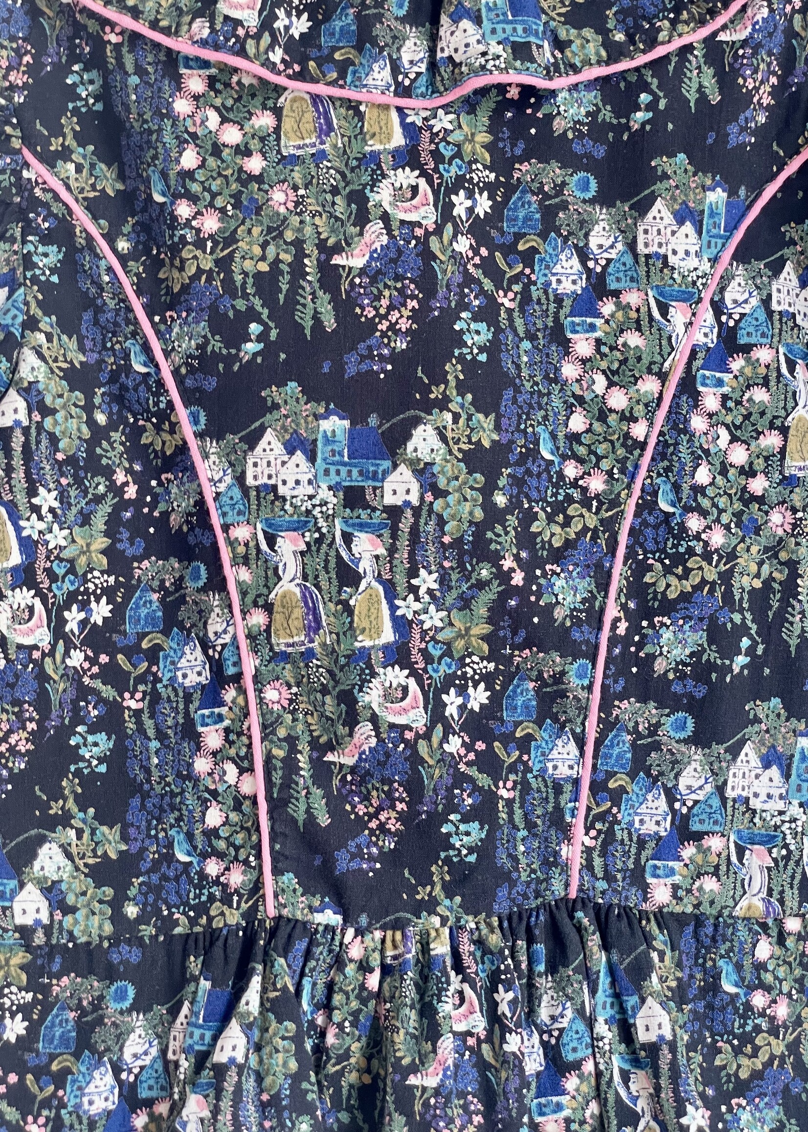 Vintage Fairy Tale Ruffle Blouse 6-8y