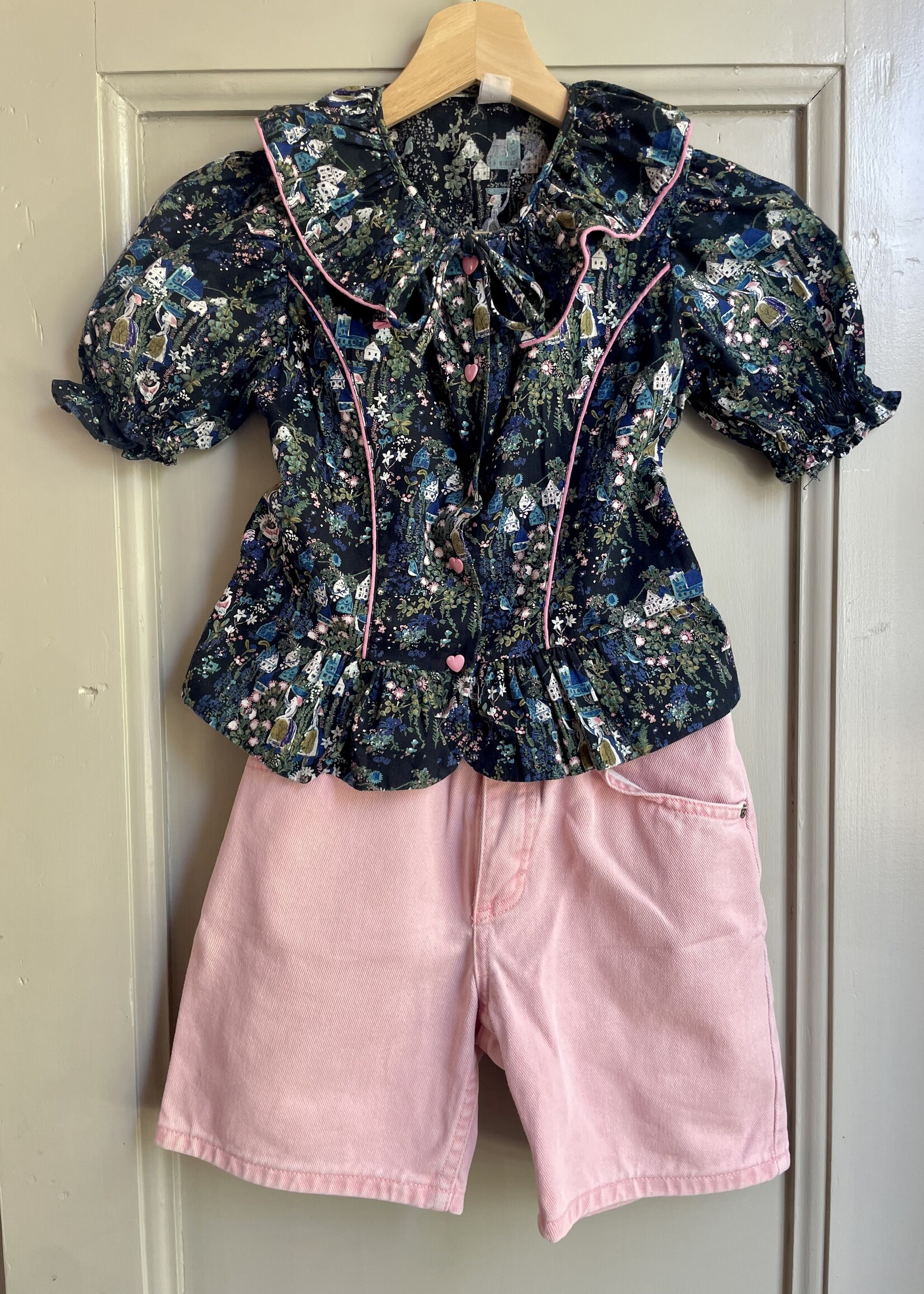 Vintage Fairy Tale Ruffle Blouse 6-8y