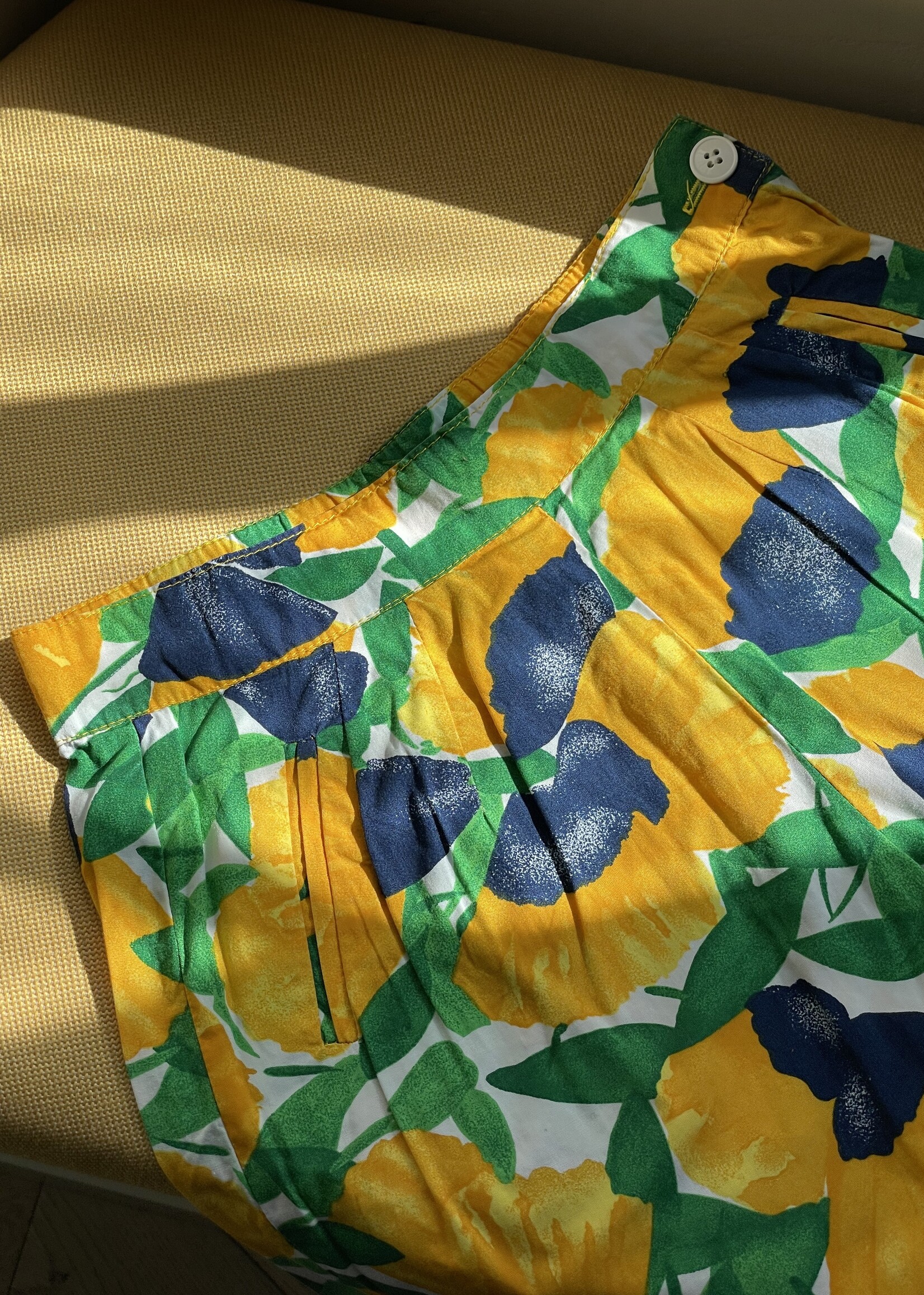 Vintage Yellow Floral Set 6-8y