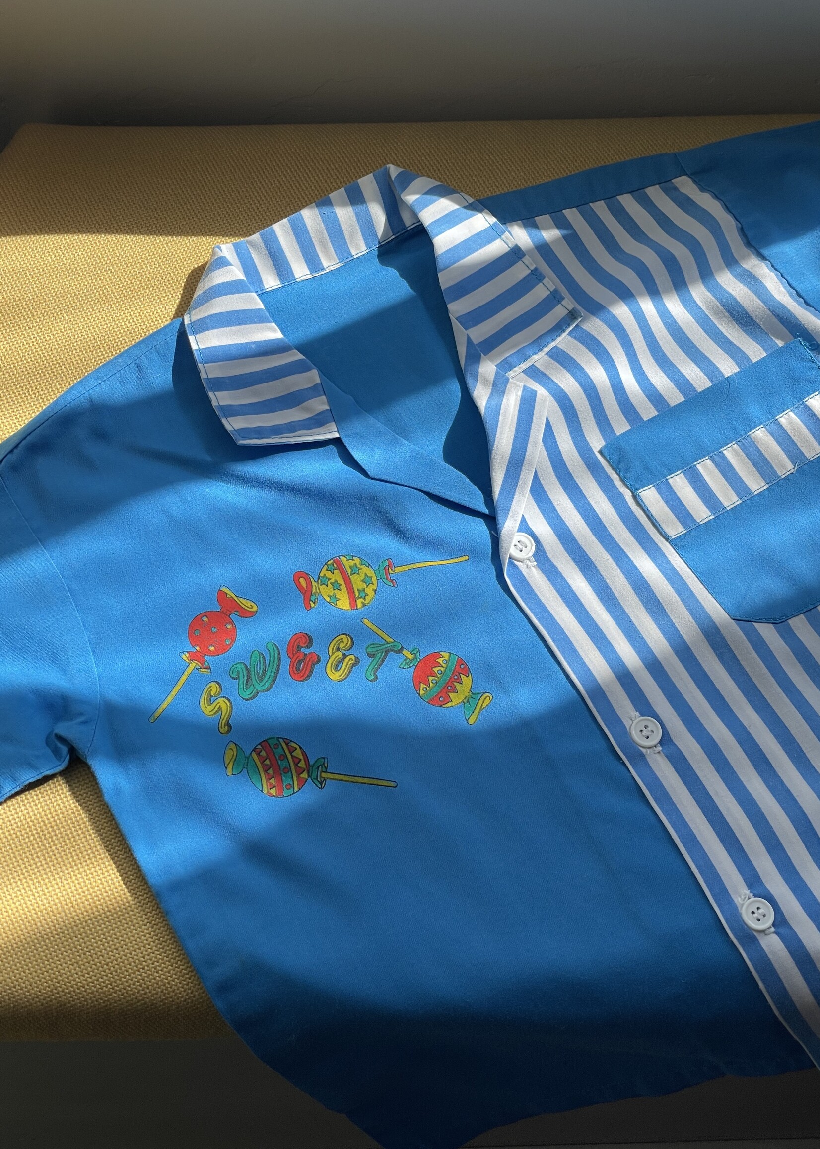 Vintage Striped SWEETS Set 4-5y