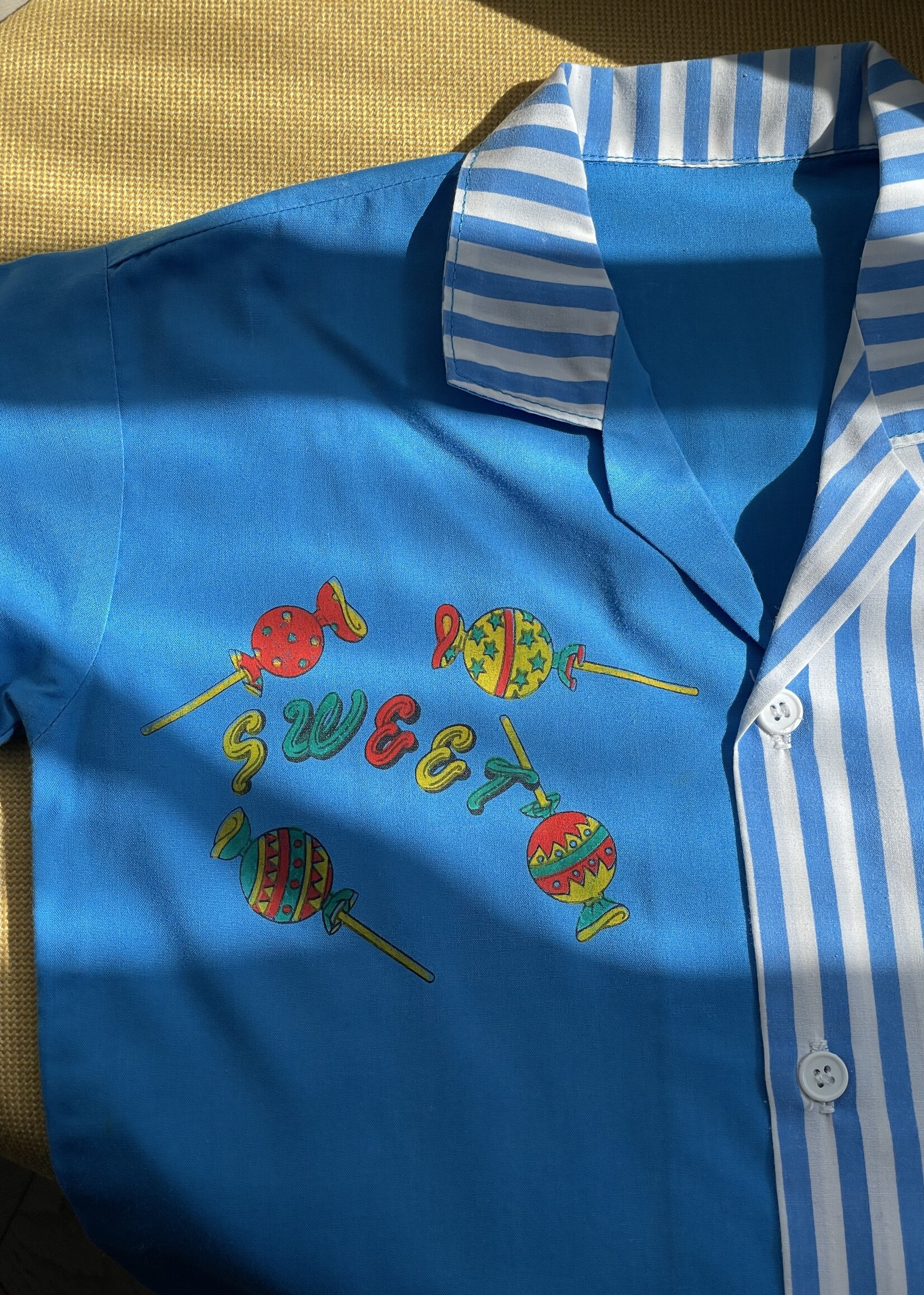 Vintage Striped SWEETS Set 4-5y