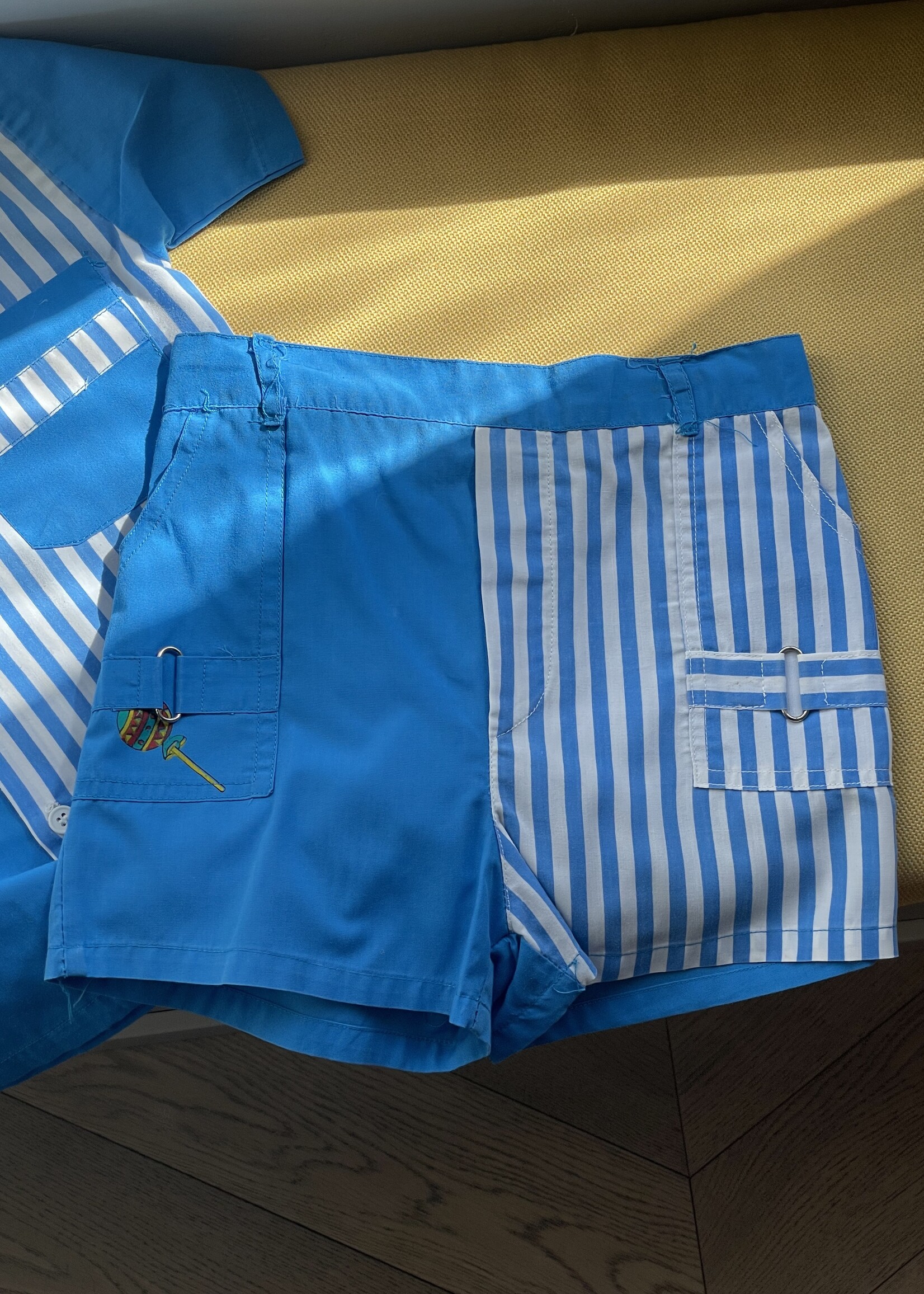 Vintage Striped SWEETS Set 4-5y