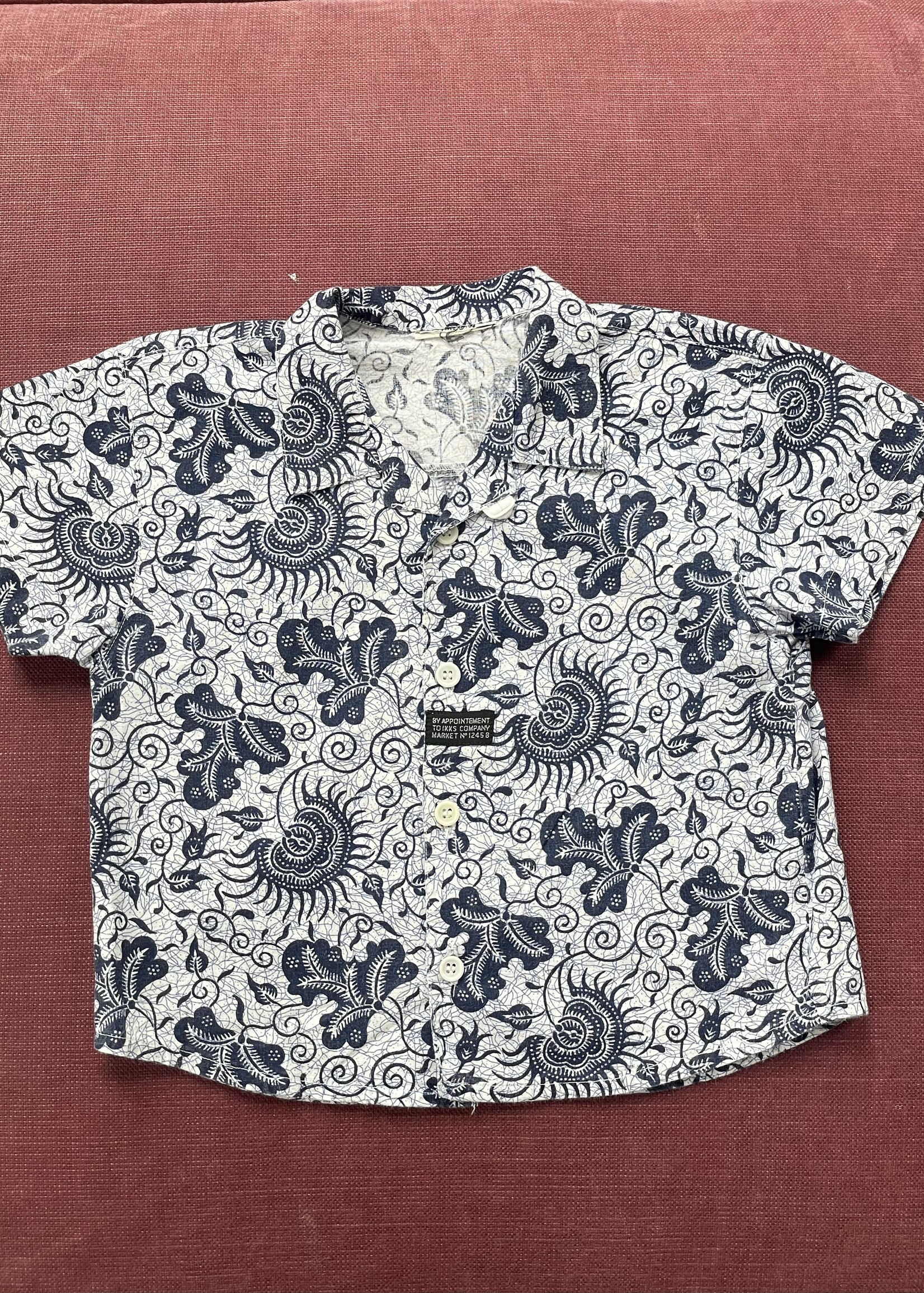 Vintage Blue Floral Denim Set 3y