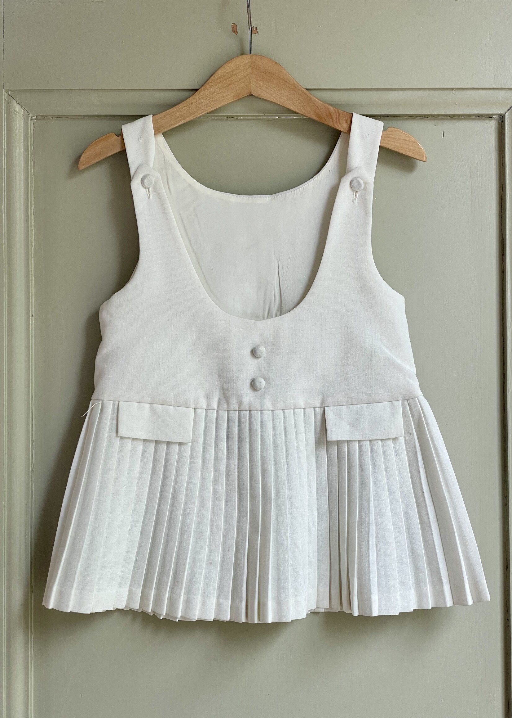 Vintage White Tennis Dress 3y