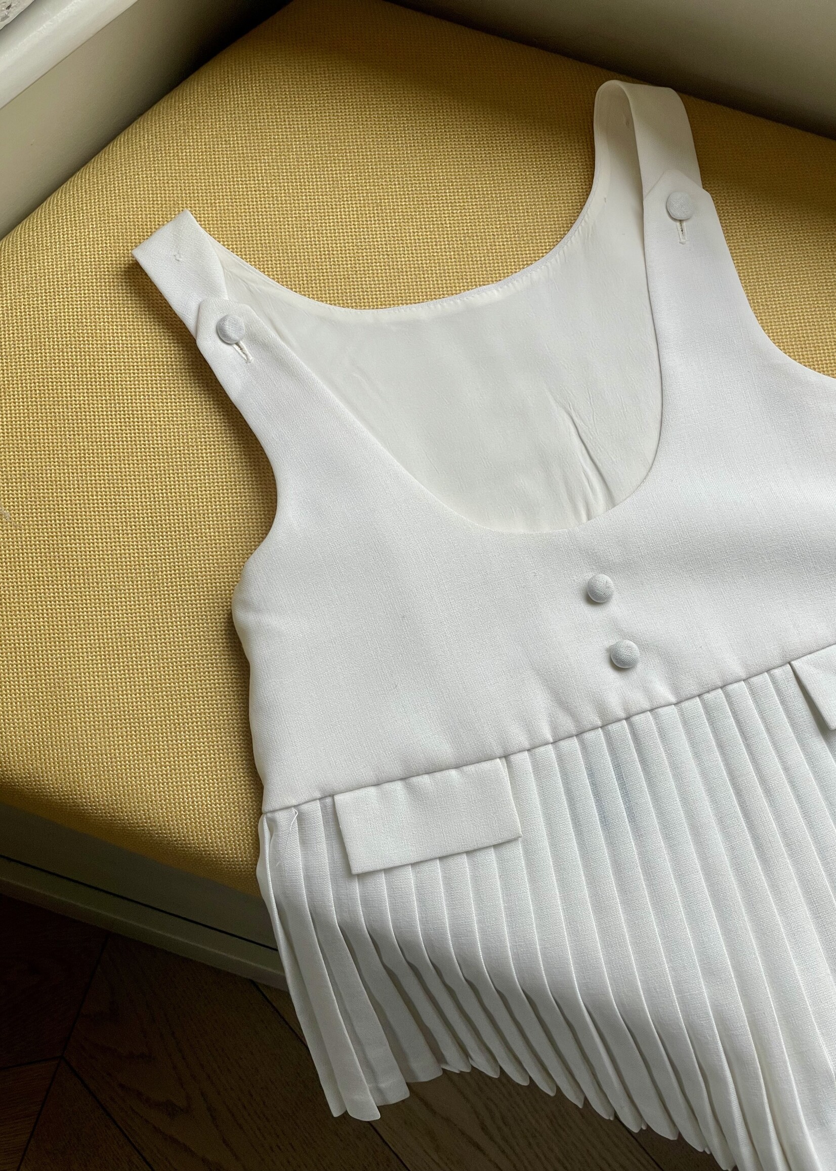 Vintage White Tennis Dress 3y
