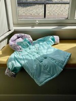 Vintage Turquoise Floral Jacket 12m