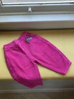 Vintage Pink Velvet Pants 12-18m