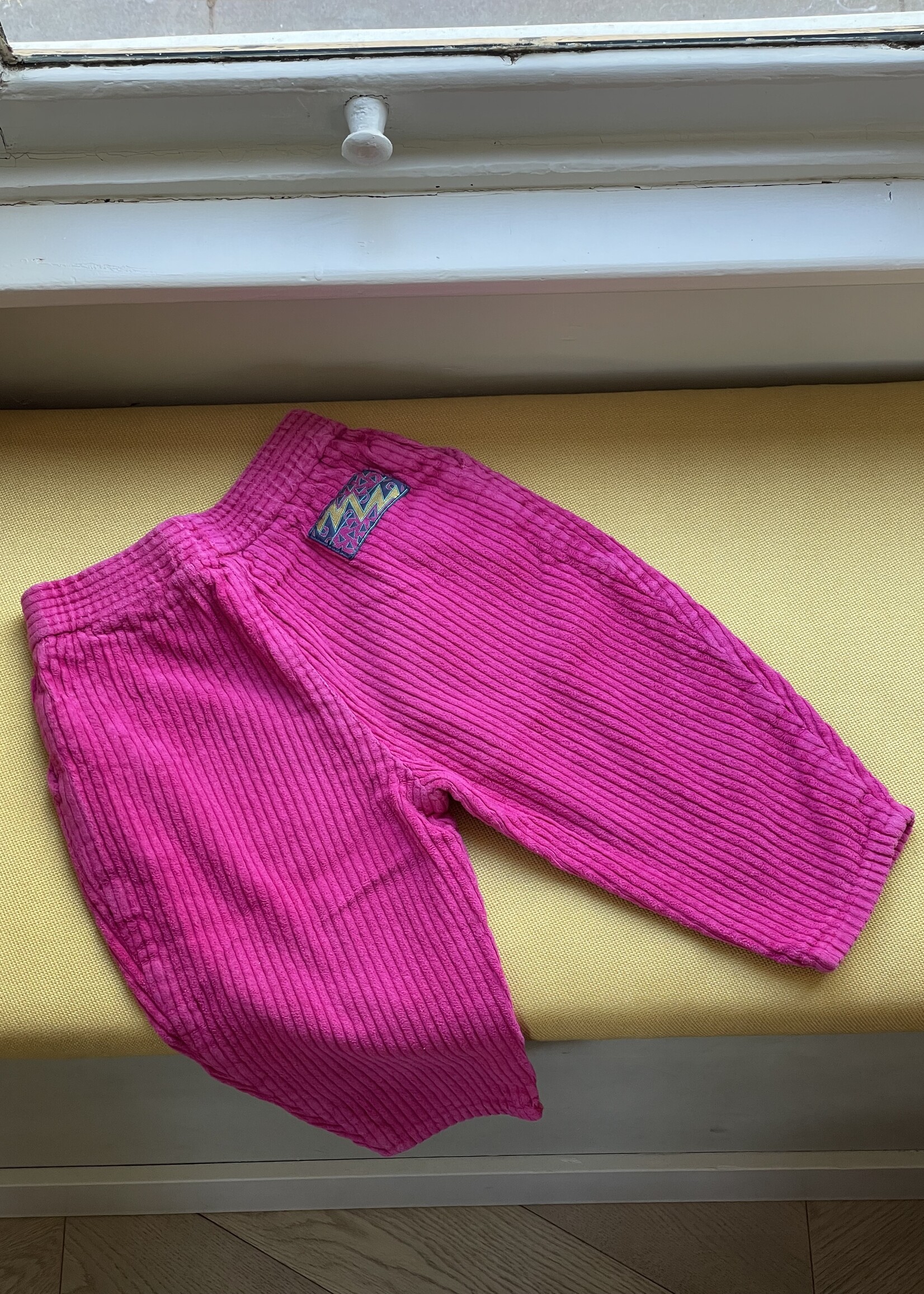 Vintage Pink Velvet Pants 12-18m
