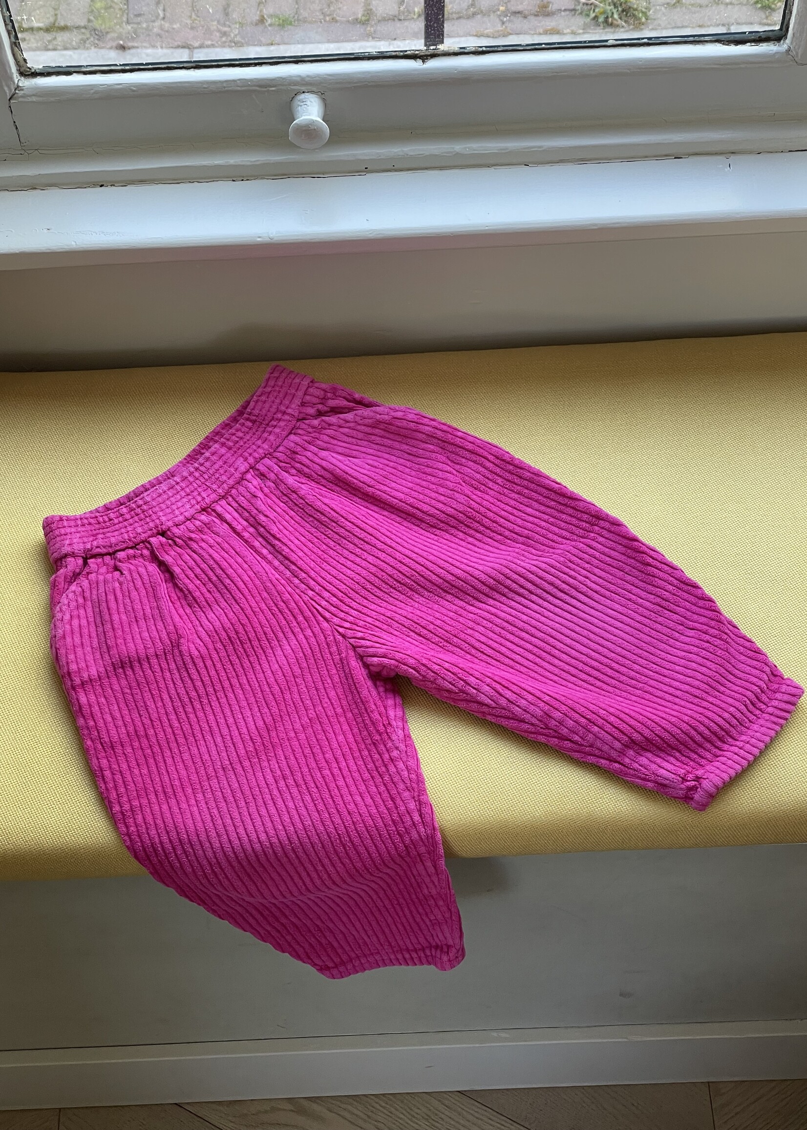Vintage Pink Velvet Pants 12-18m