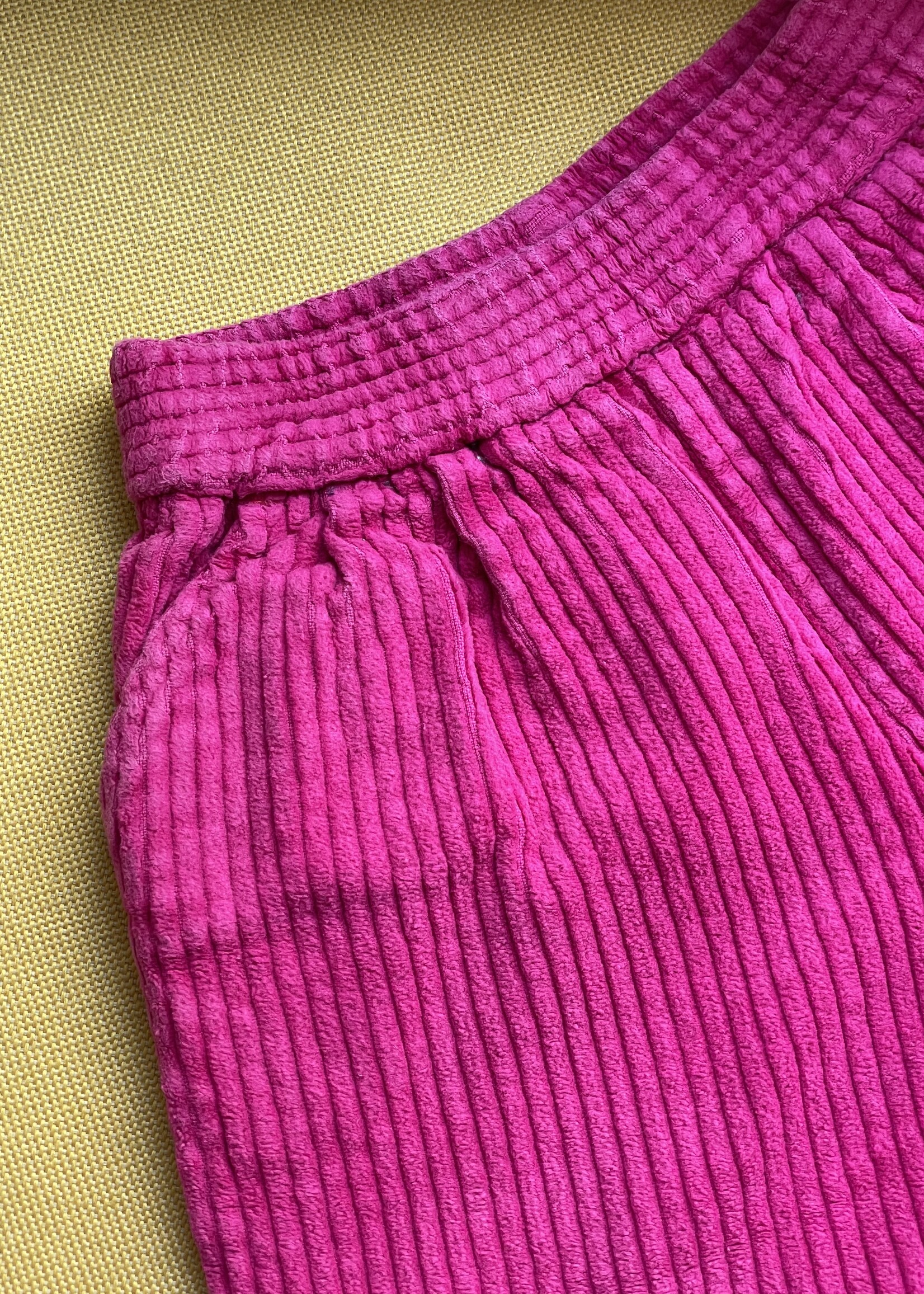 Vintage Pink Velvet Pants 12-18m