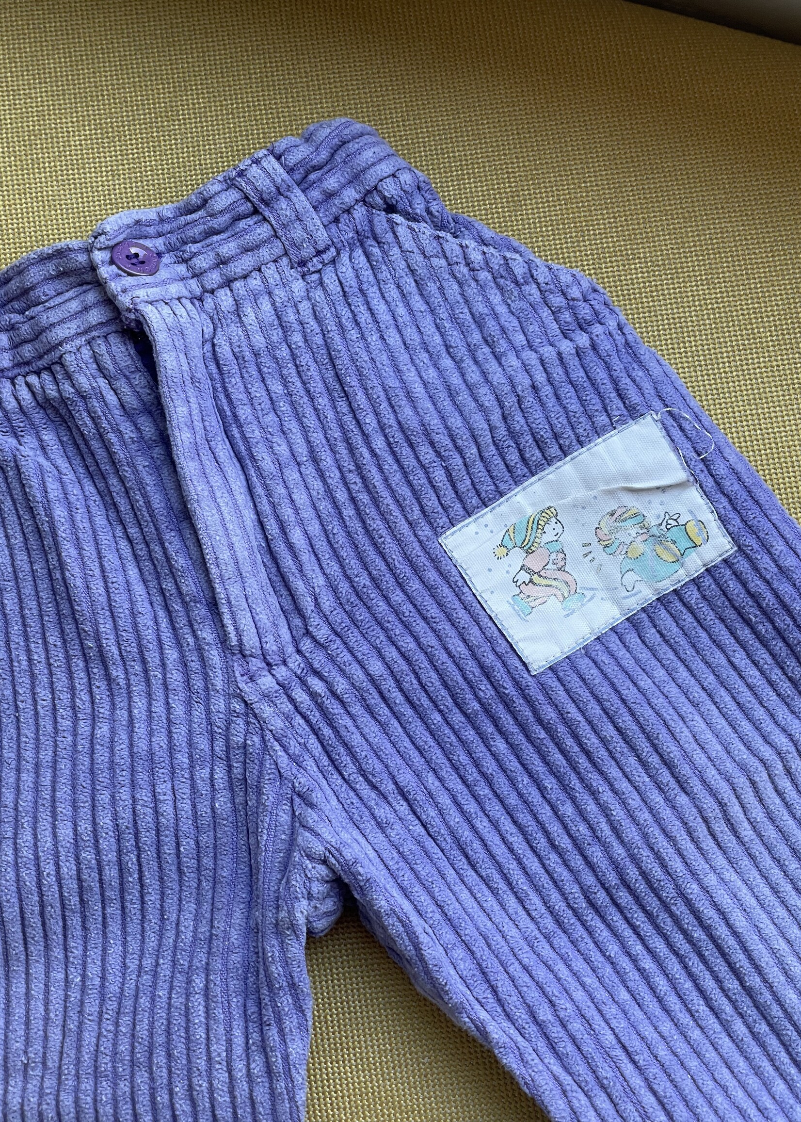 Vintage Lilac Velvet Pants 12m