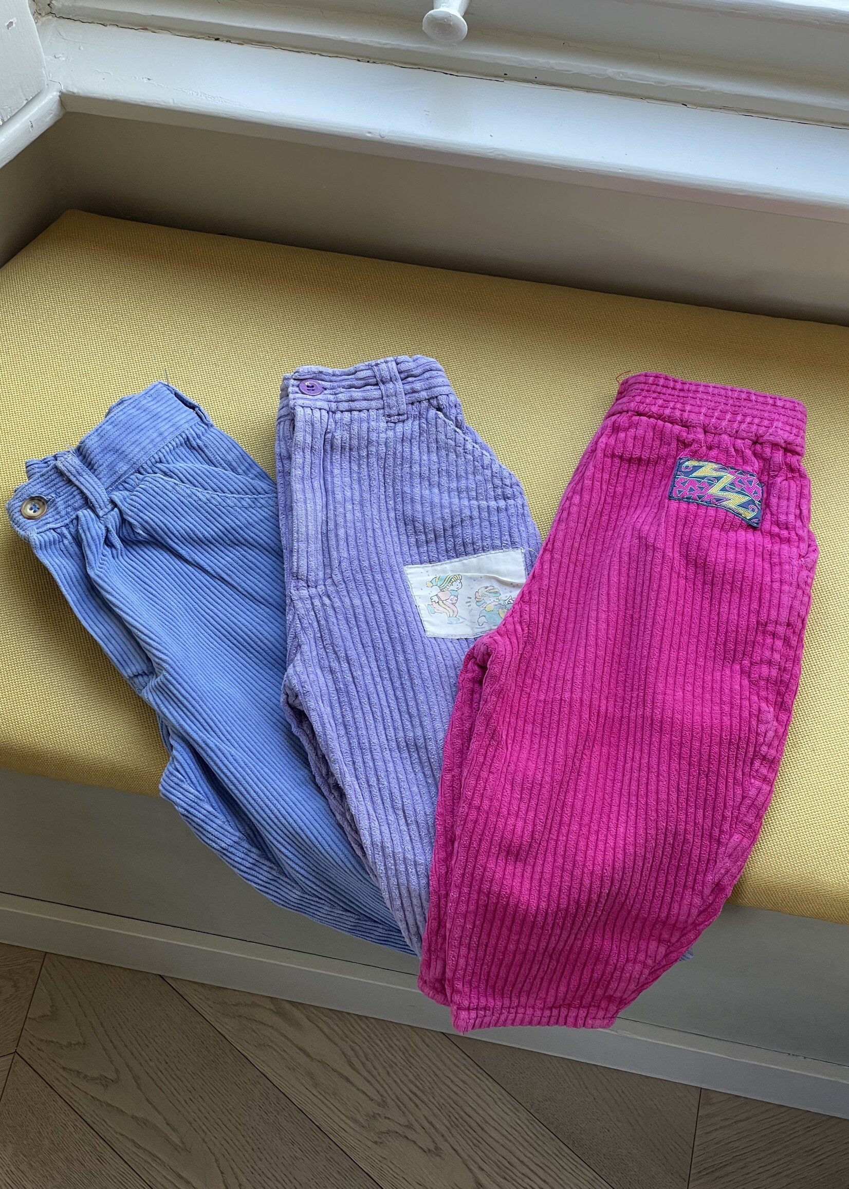 Vintage Lilac Velvet Pants 12m