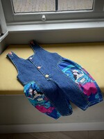 Vintage Denim Hawaiian Dungarees 12-18m