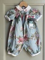 Vintage Boxy Floral playsuit 9m