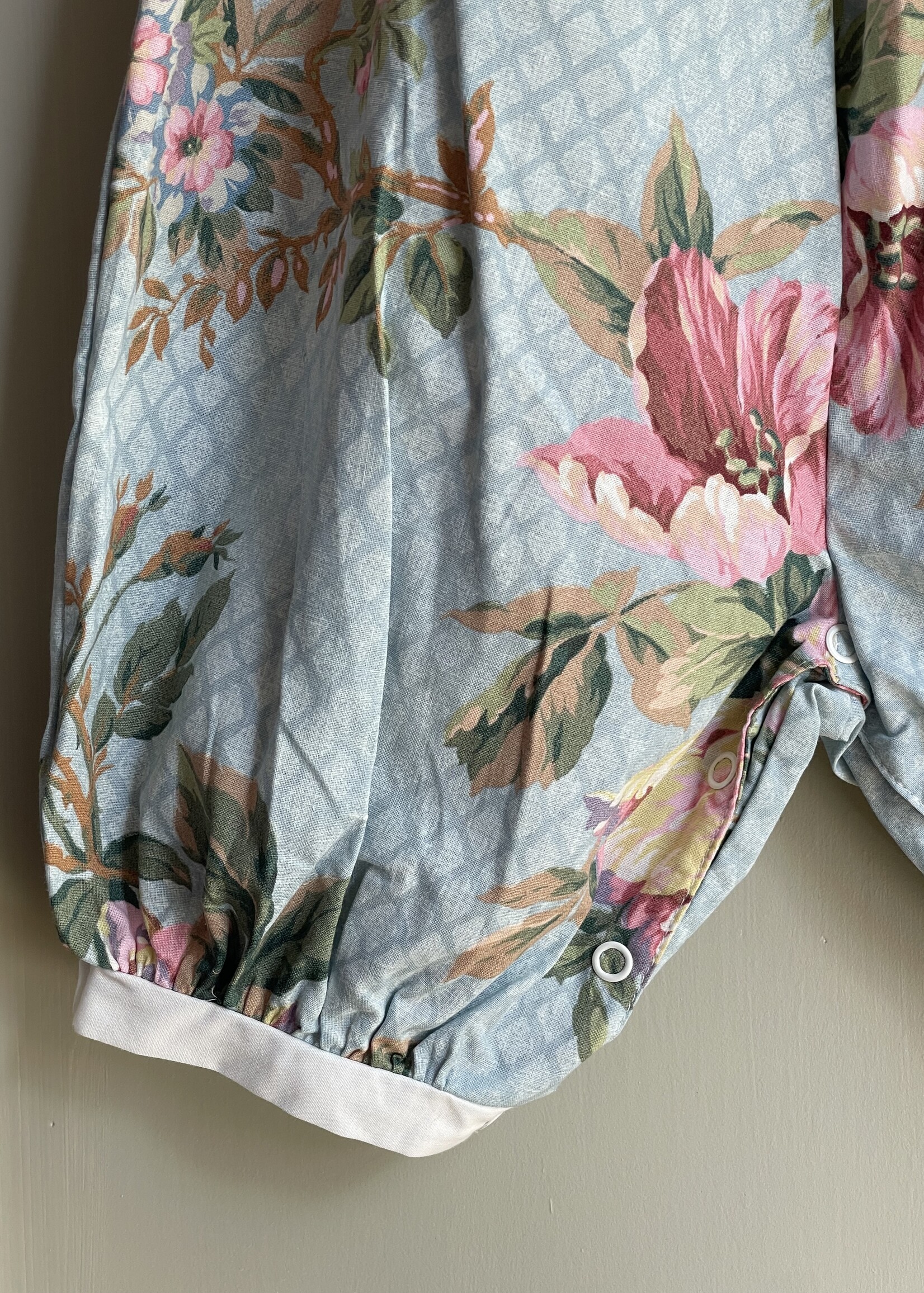 Vintage Boxy Floral playsuit 9m