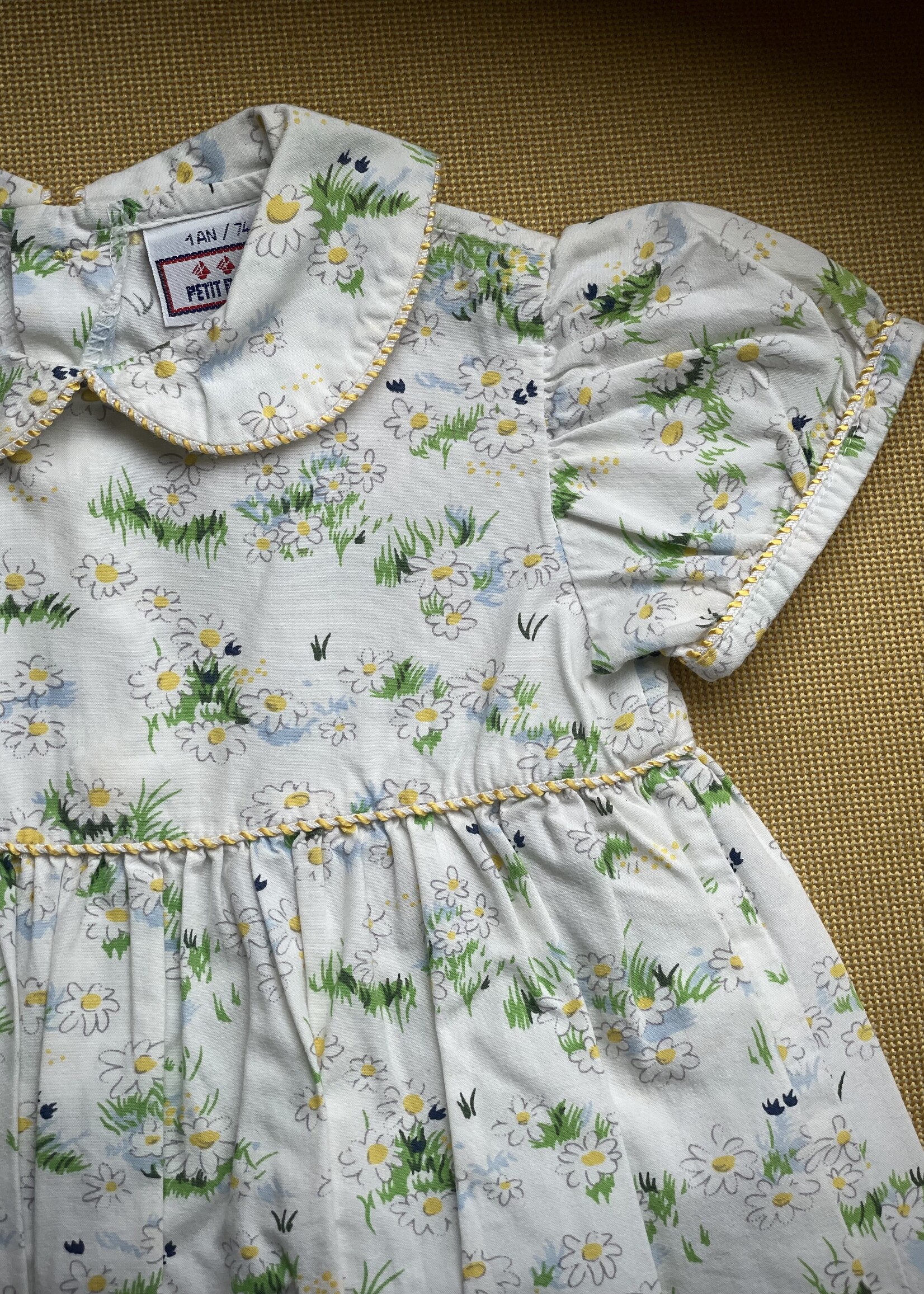 Petit Bateau Daisies Playsuit 9m