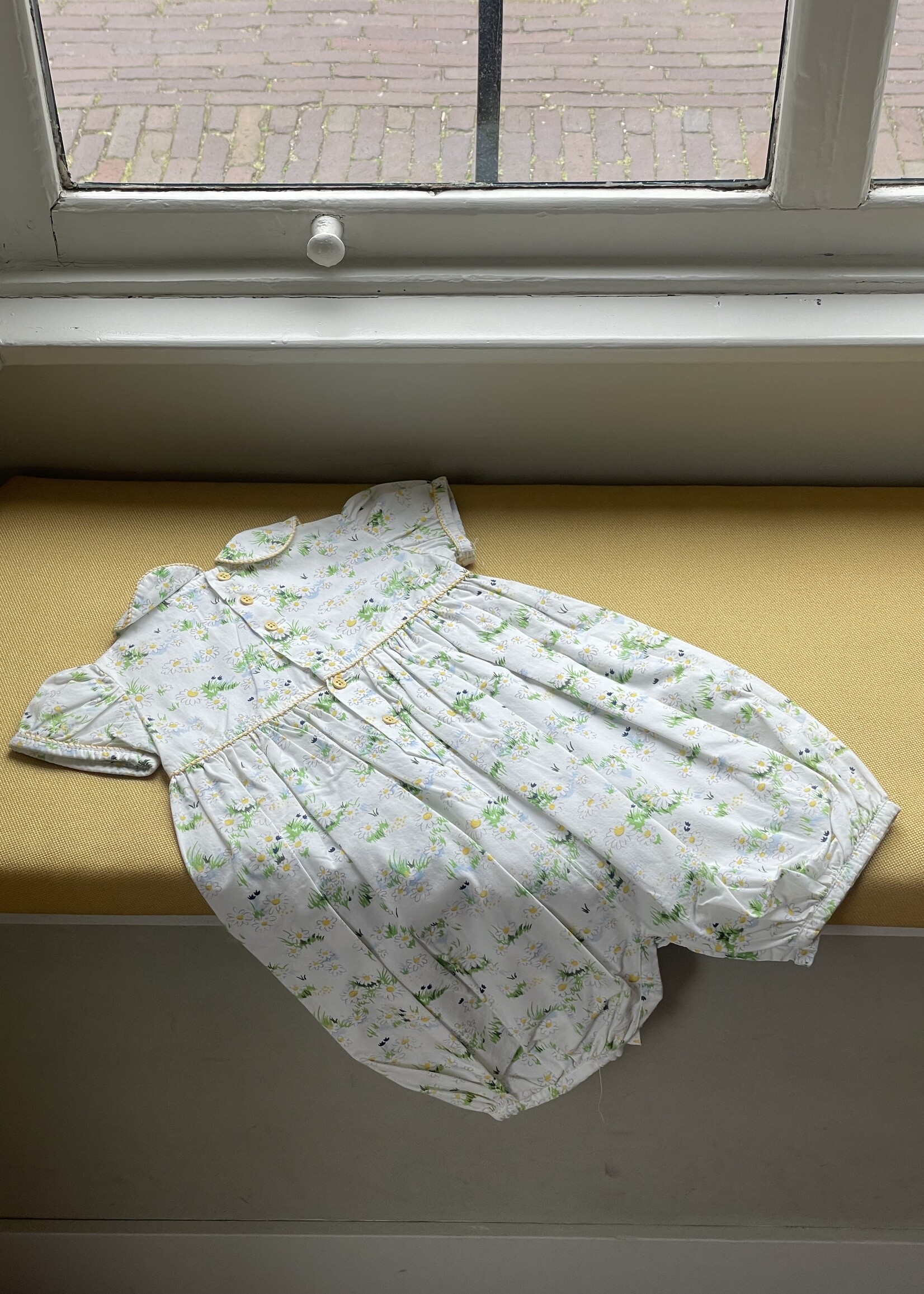 Petit Bateau Daisies Playsuit 9m